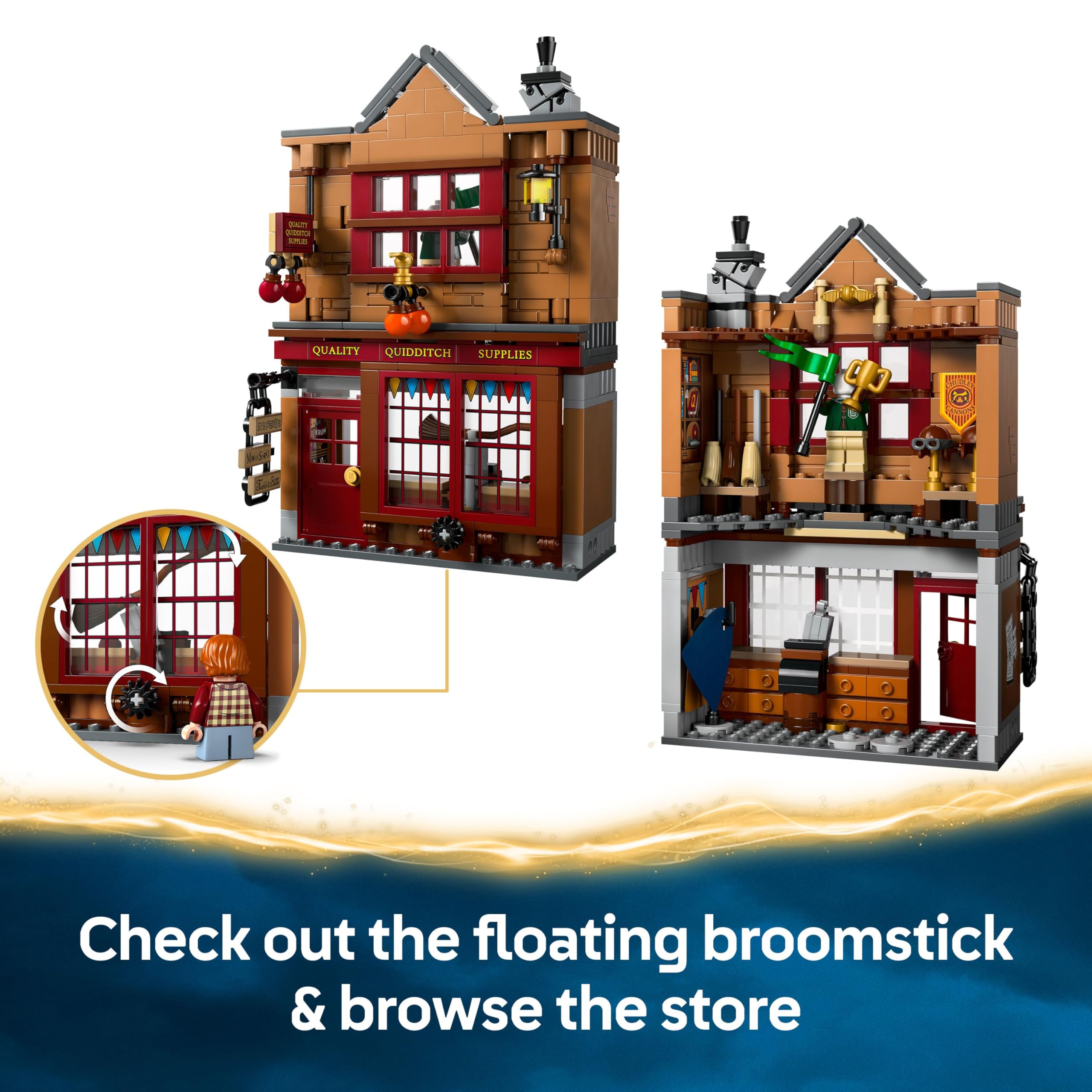 LEGO Harry Potter Quality Quidditch Supplies & Ice Cream Parlour Set 76452 | Ages 8+ 5