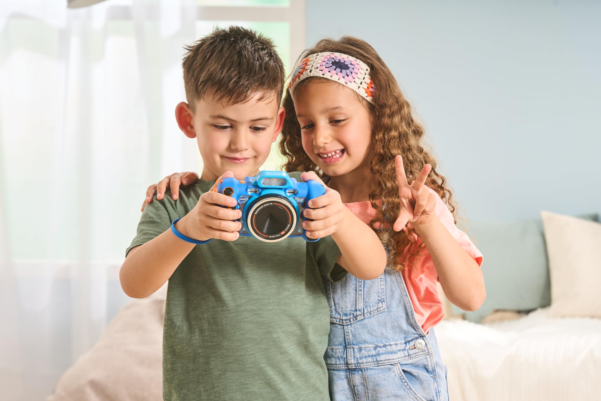 VTech KidiZoom Duo FX - 8MP Dual Camera with AR Filters & Games for Kids 7