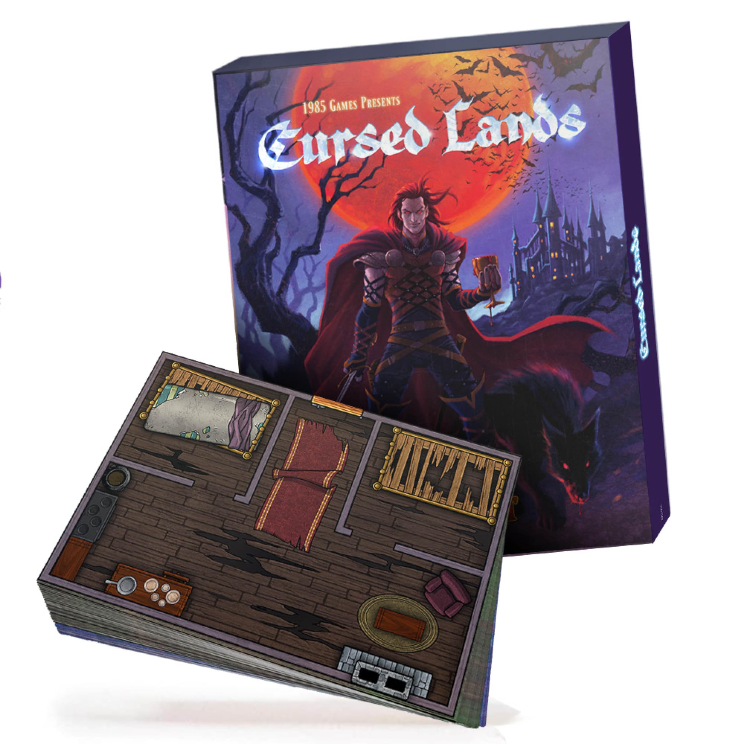 Dungeon Craft Cursed Lands Brettspiel – über 1000 wendbare Geländestücke für Dungeons &amp; Dragons Curse of Strahd 11