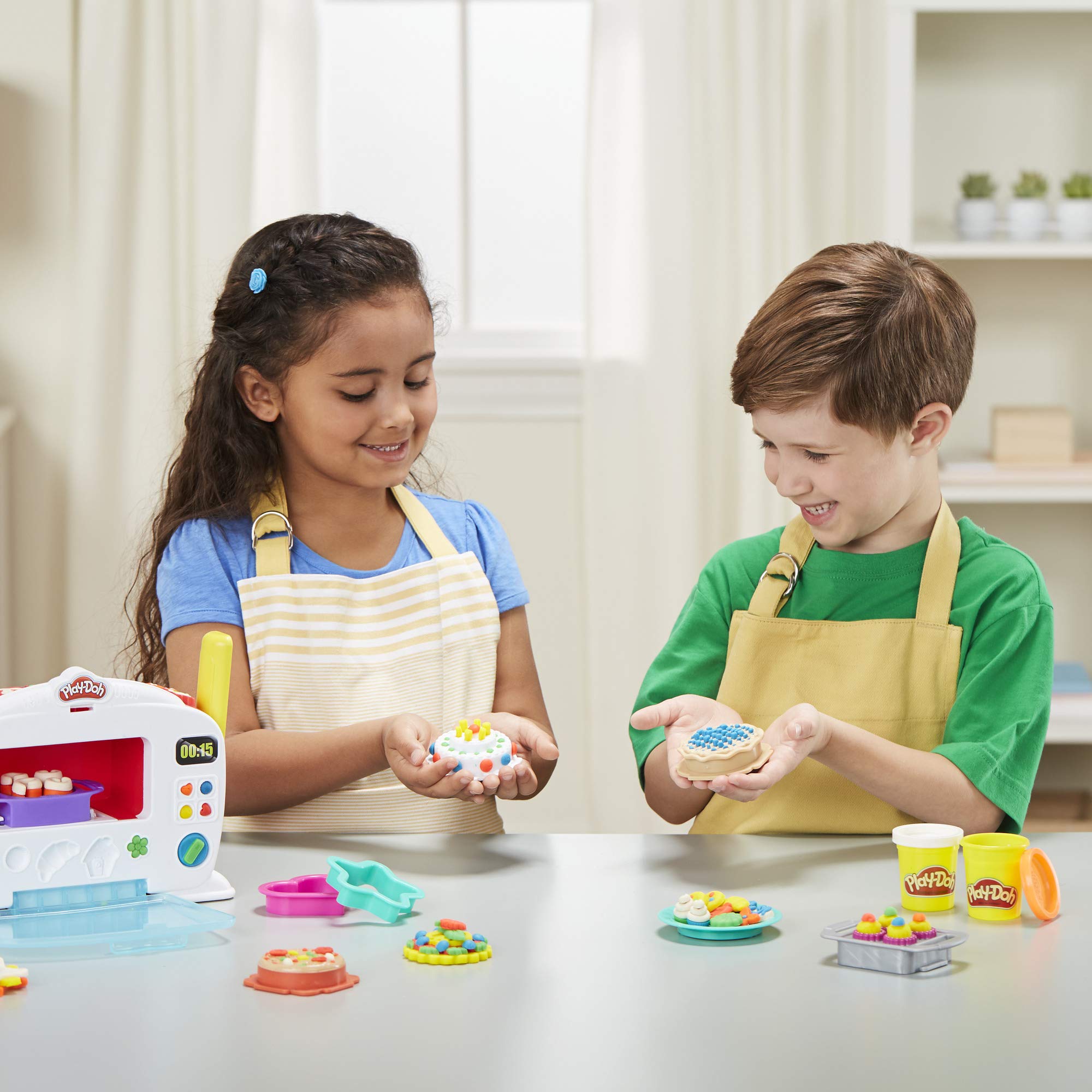 Play-Doh Kitchen Creations Magischer Ofen-Spielset – Lichter und Geräusche für Kinder ab 3 Jahren 6
