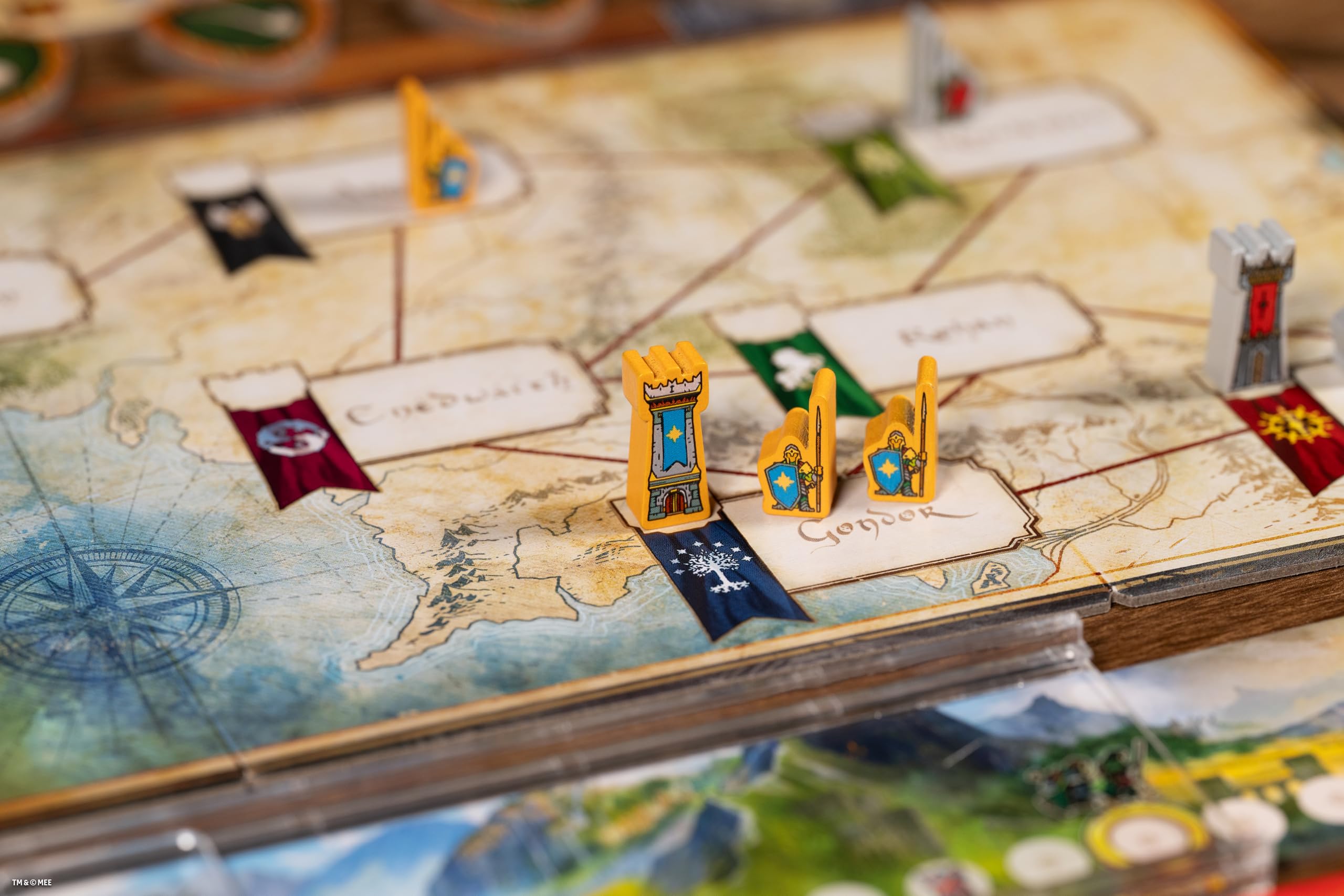 Asmodee The Lord of the Rings: Duel for Middle-Earth Board Game | Ages 10+ | 2 Players | 30 Min 5