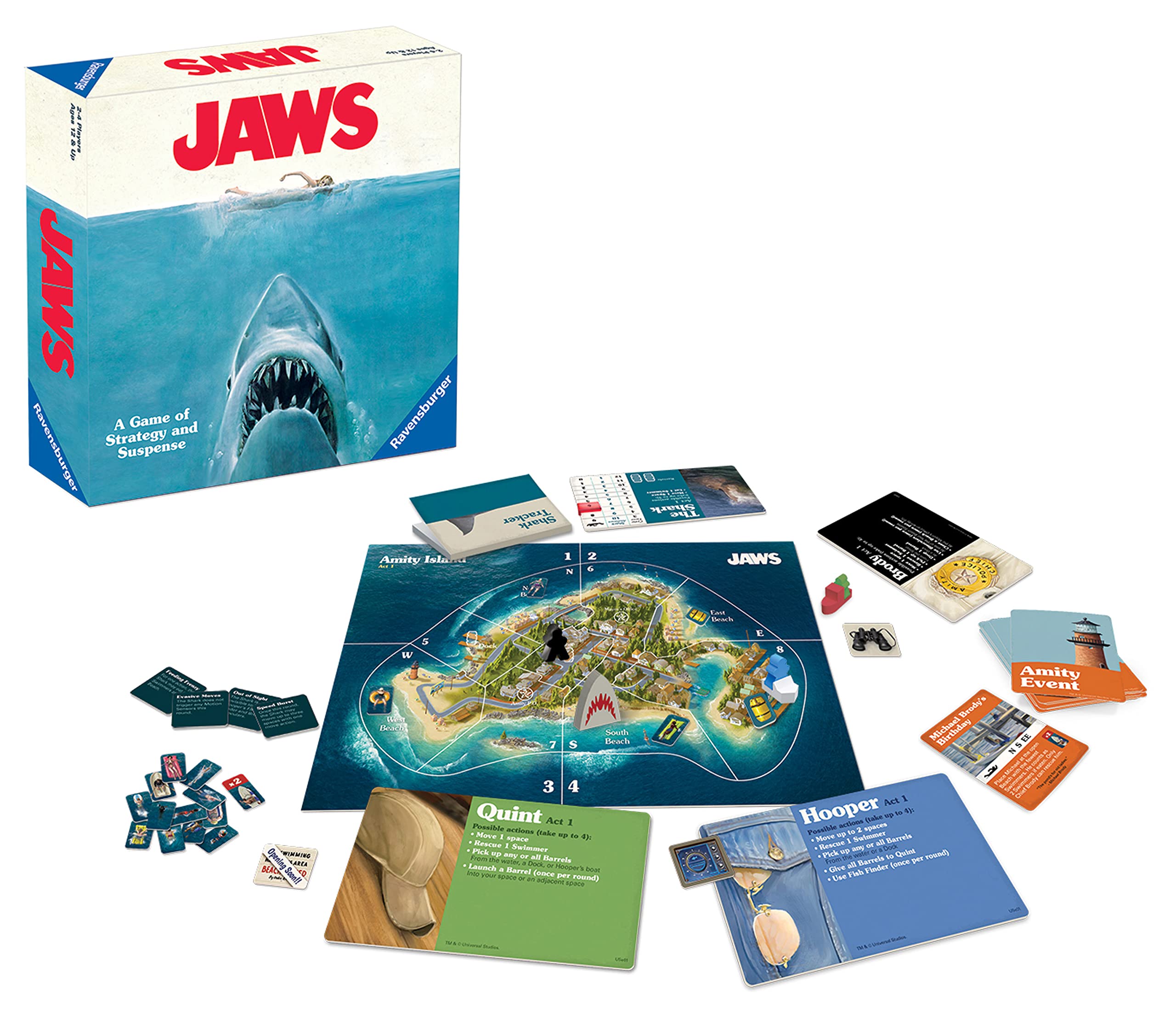Ravensburger Jaws Strategy Board Game | 2-4 Players | Ages 12+ | 60 Min Playtime 8