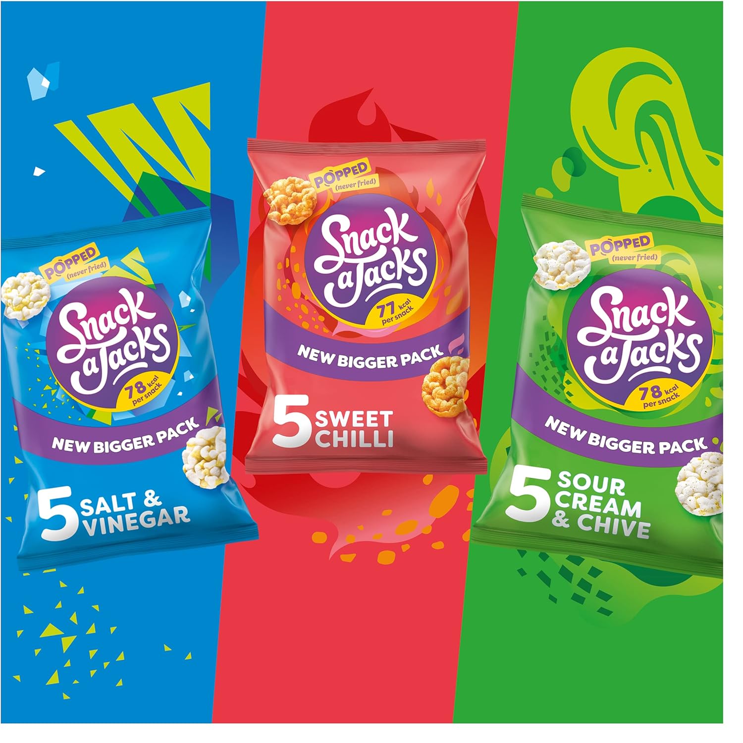 Snack a Jacks Knusprige Sauerrahm- und Schnittlauch-Snacks, 19 g (5er-Pack) 8
