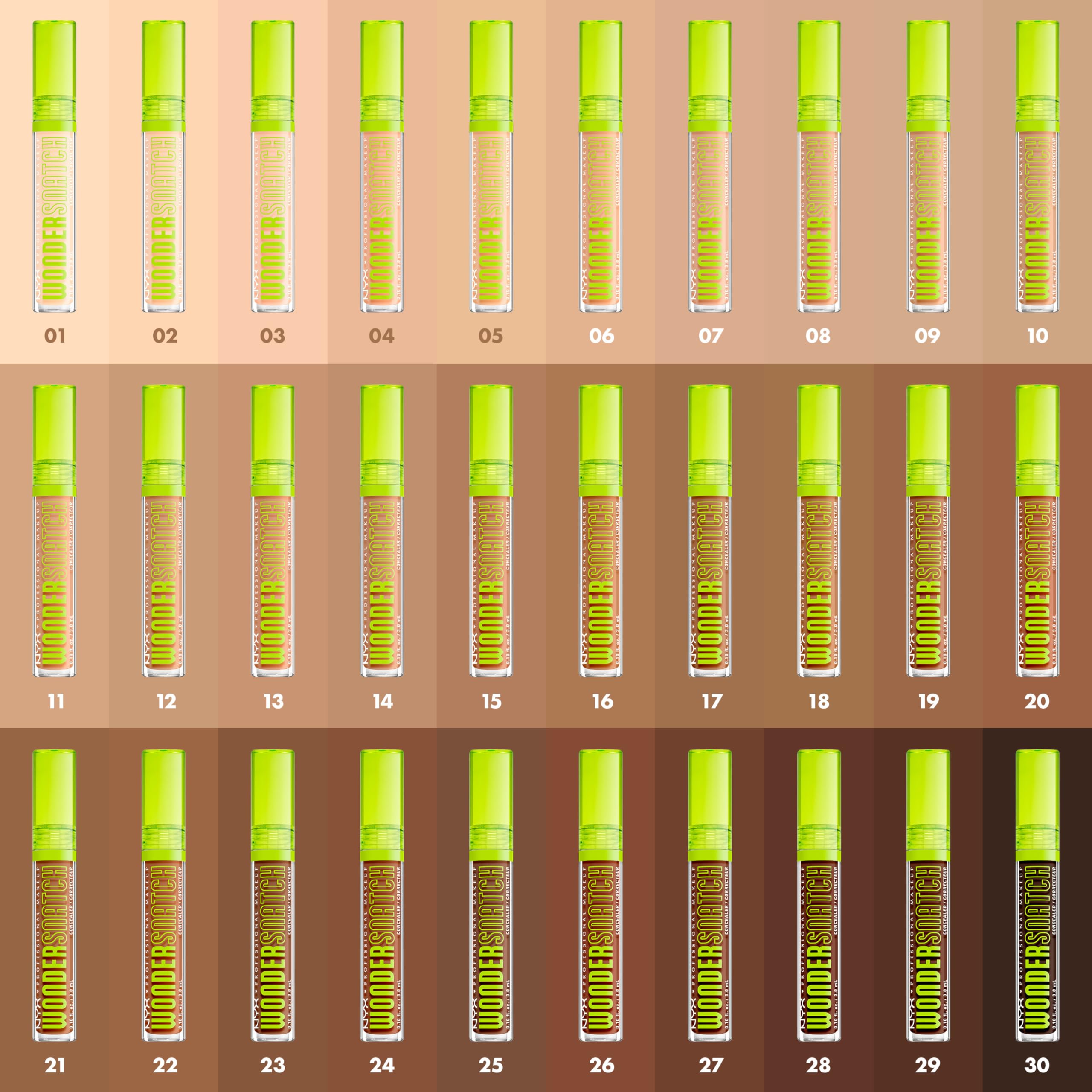 NYX PROFESSIONAL MAKEUP Wonder Snatch Concealer - Liquid, Waterproof Wear, 24h Hydration | Cafe | 3 ml 9