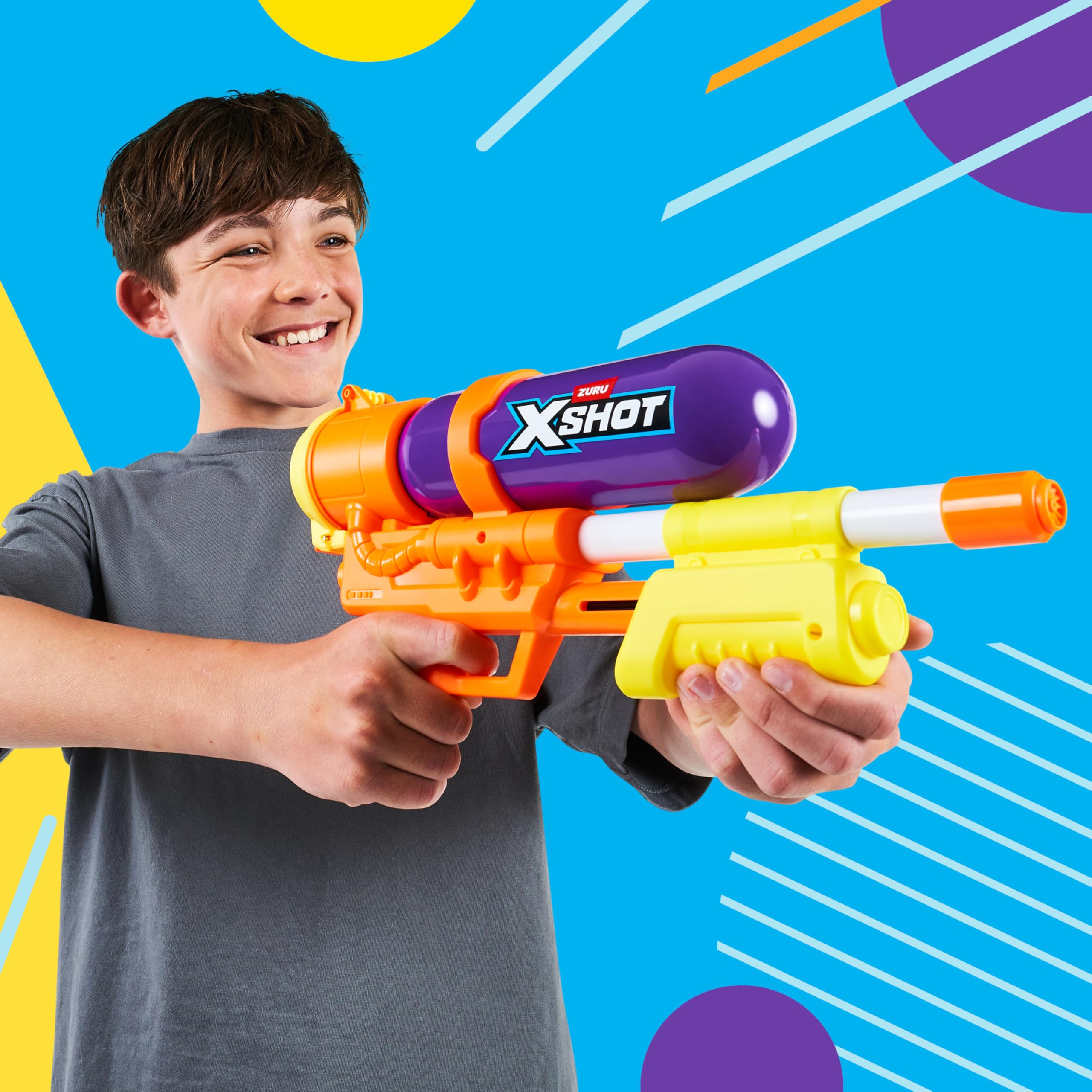 XSHOT Water Fast-Fill Super Splash Water Blaster - 33FT Range | 500ML Capacity | Yellow 5