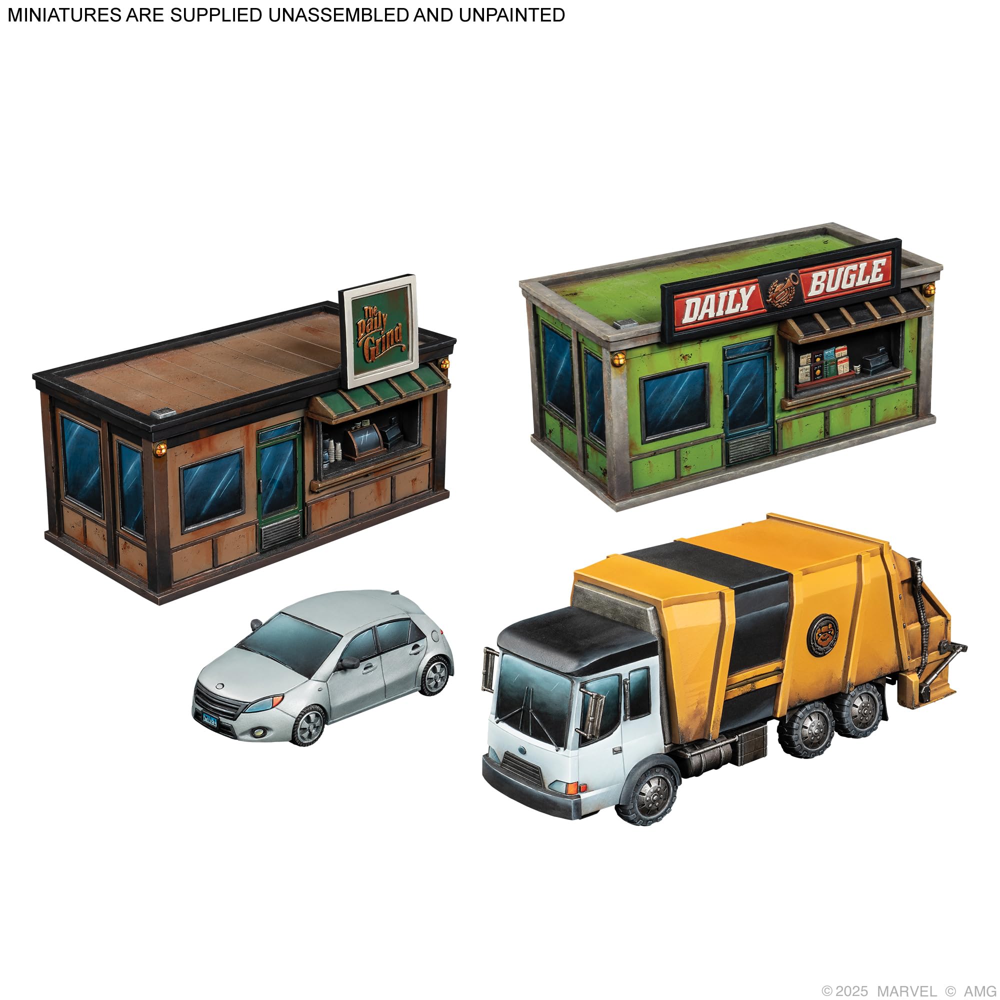 Asmodee Marvel: Crisis Protocol - NYC City Block Terrain Collection | 2 Players | 45 Min 4