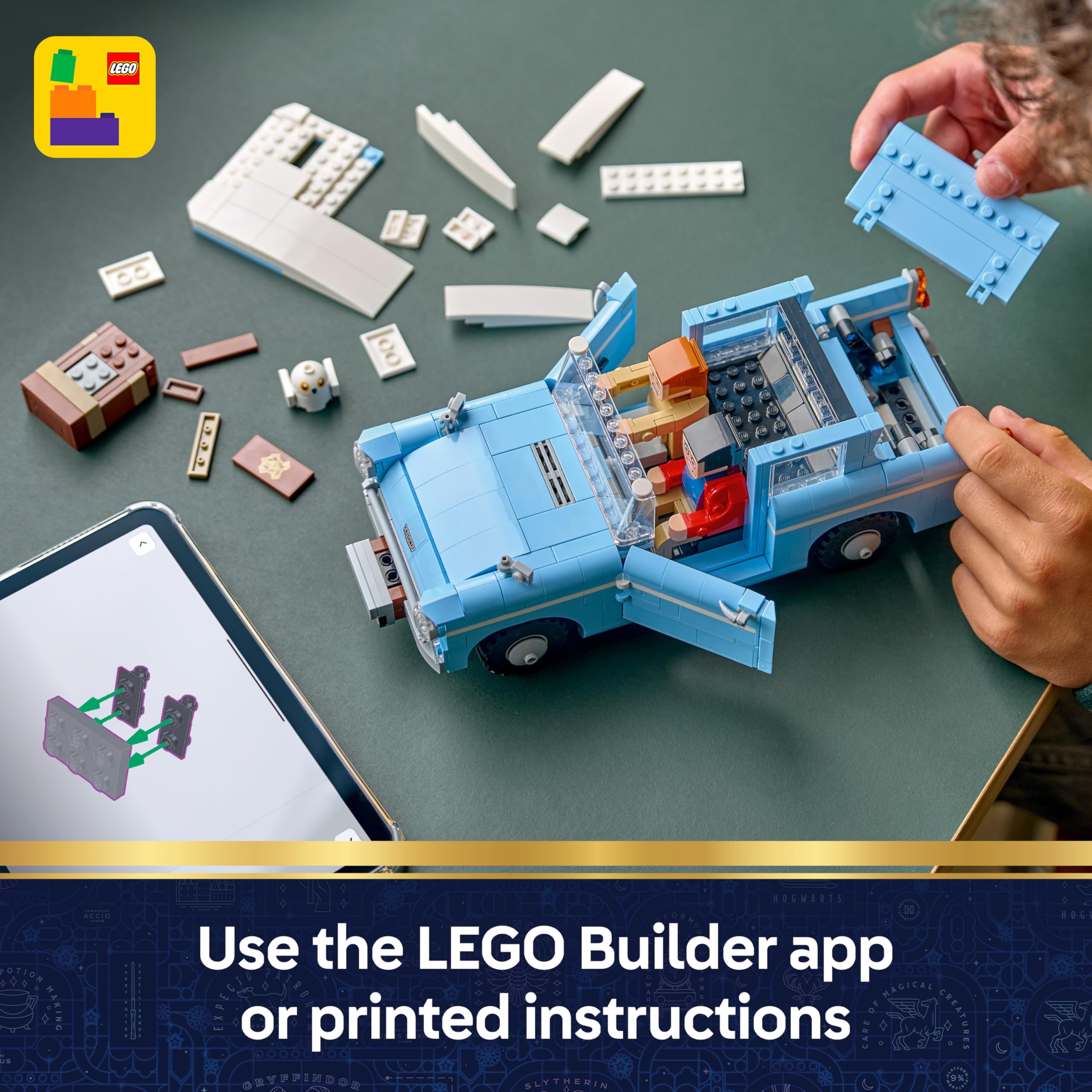 LEGO Harry Potter Enchanted Flying Ford Anglia Car Model Kit 76470 | Ages 14+ 7