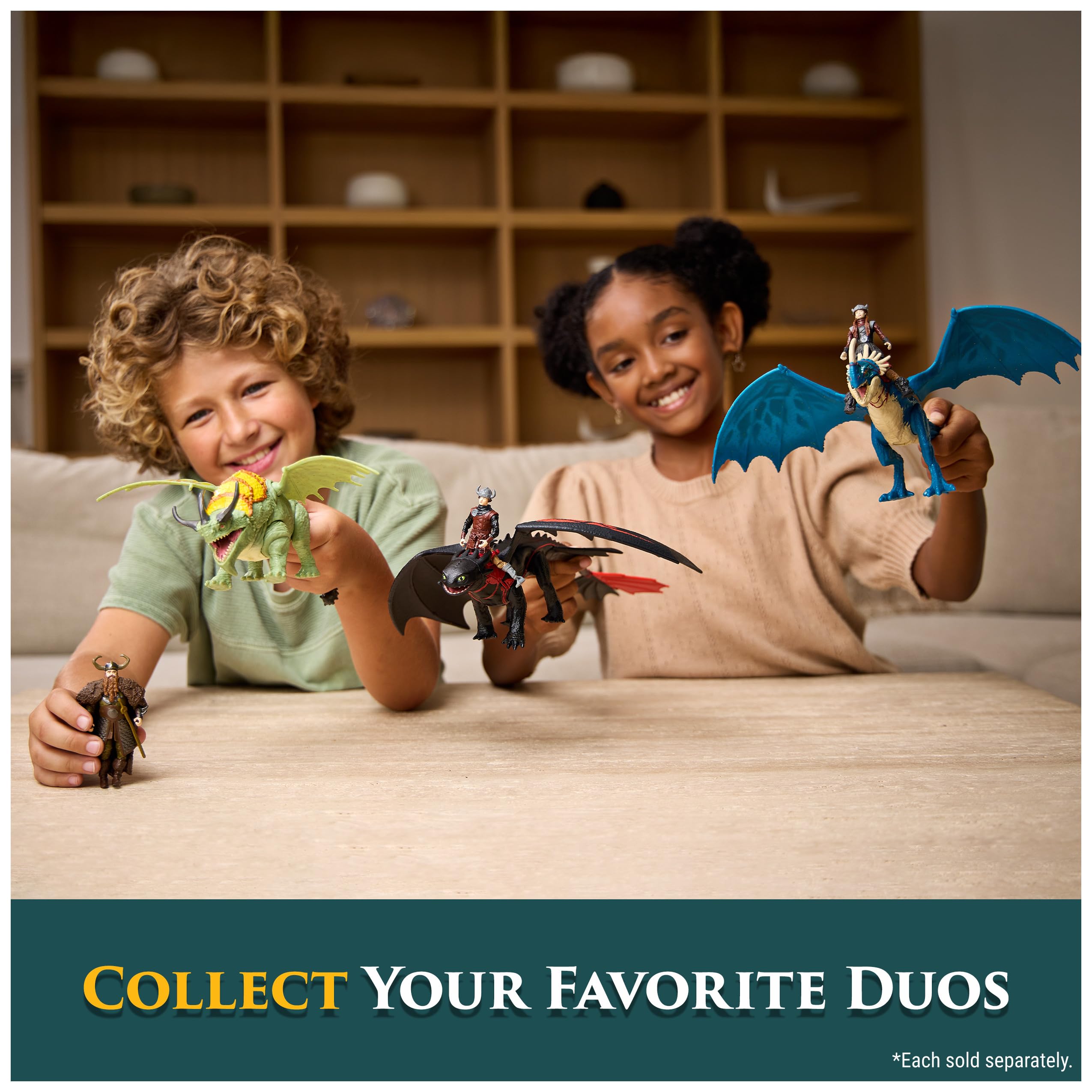 Dreamworks Dragons Toothless & Hiccup Action Figure | 10 Inches | Ages 4+ | Multicolor 8