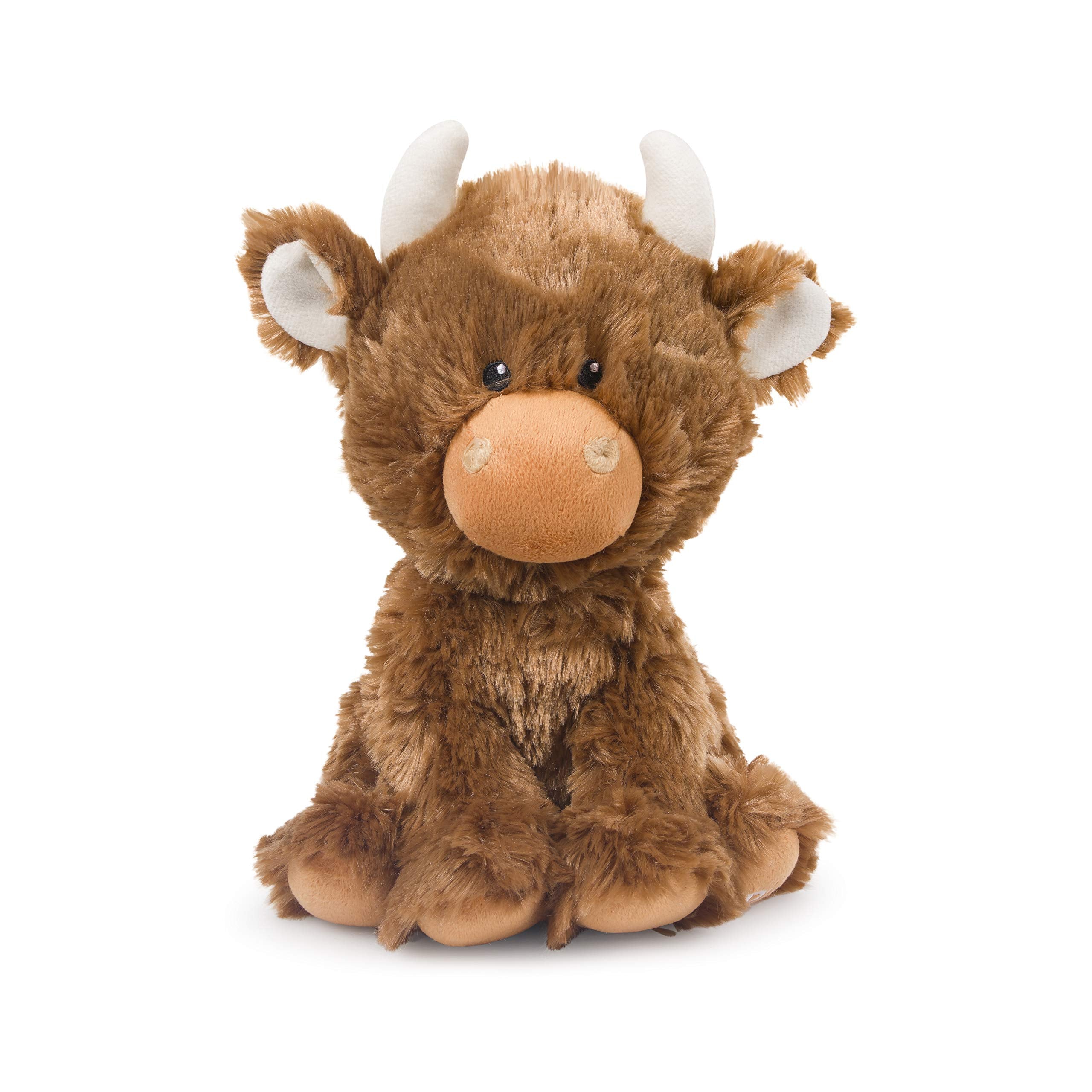 Petface Hetty the Highland Cow Plush Dog Toy - Small Size | Squeaker | Unscented