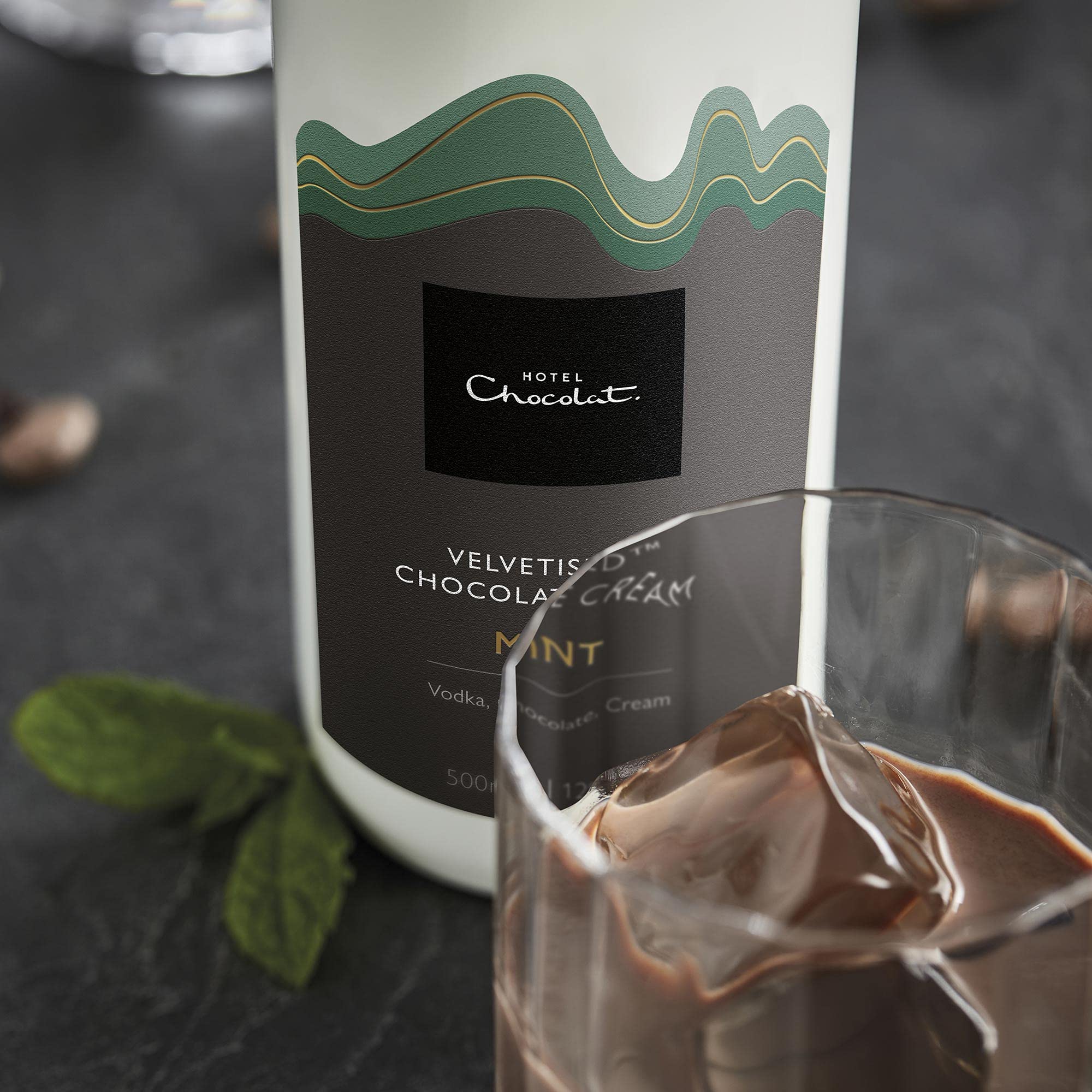 Hotel Chocolat Mint Velvetised Chocolate Cream Liqueur - 70% Dark Chocolate | 12% ABV | 500 ml 3