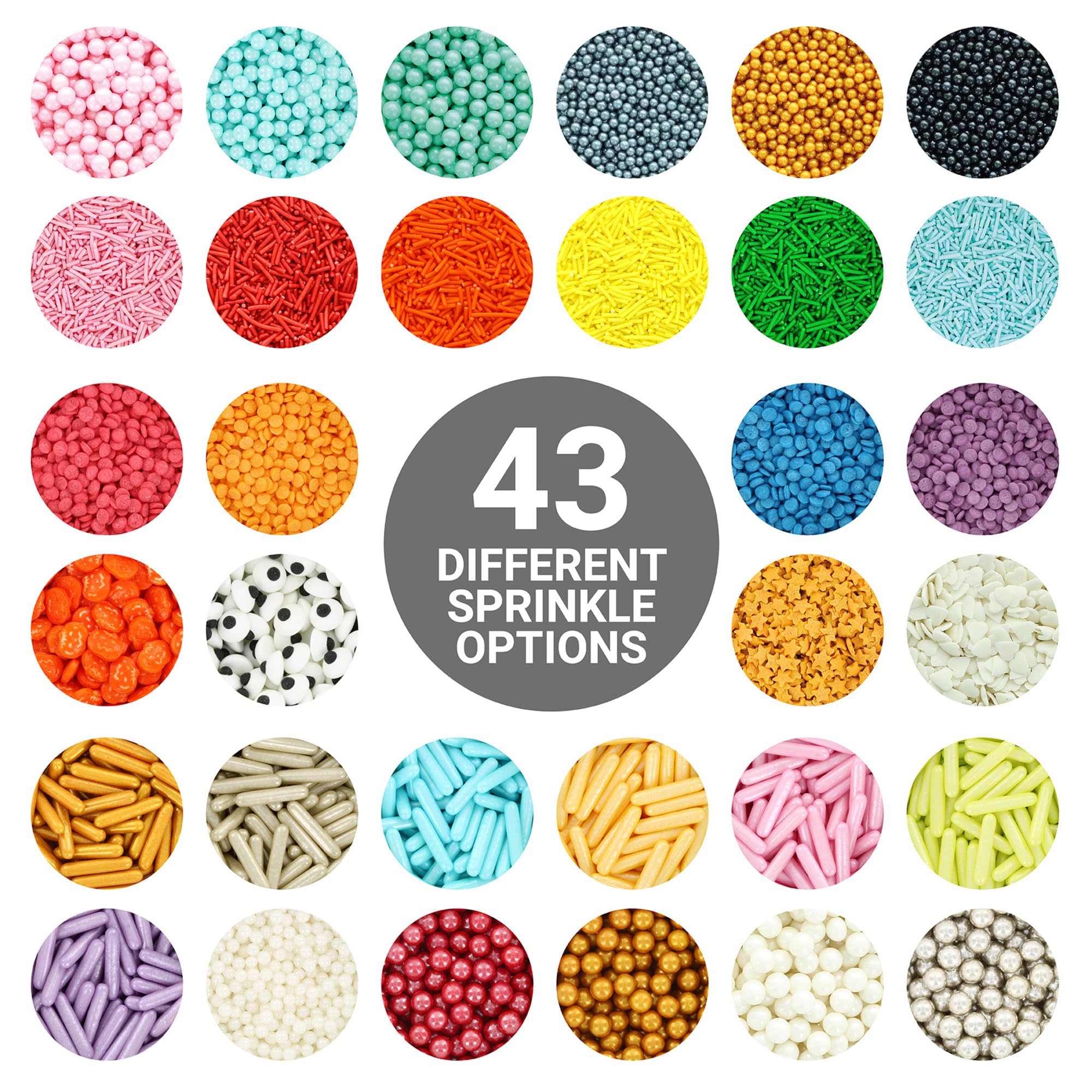 Culpitt Select Edible Pearls - White 7mm Beads | 500g Pouch 5