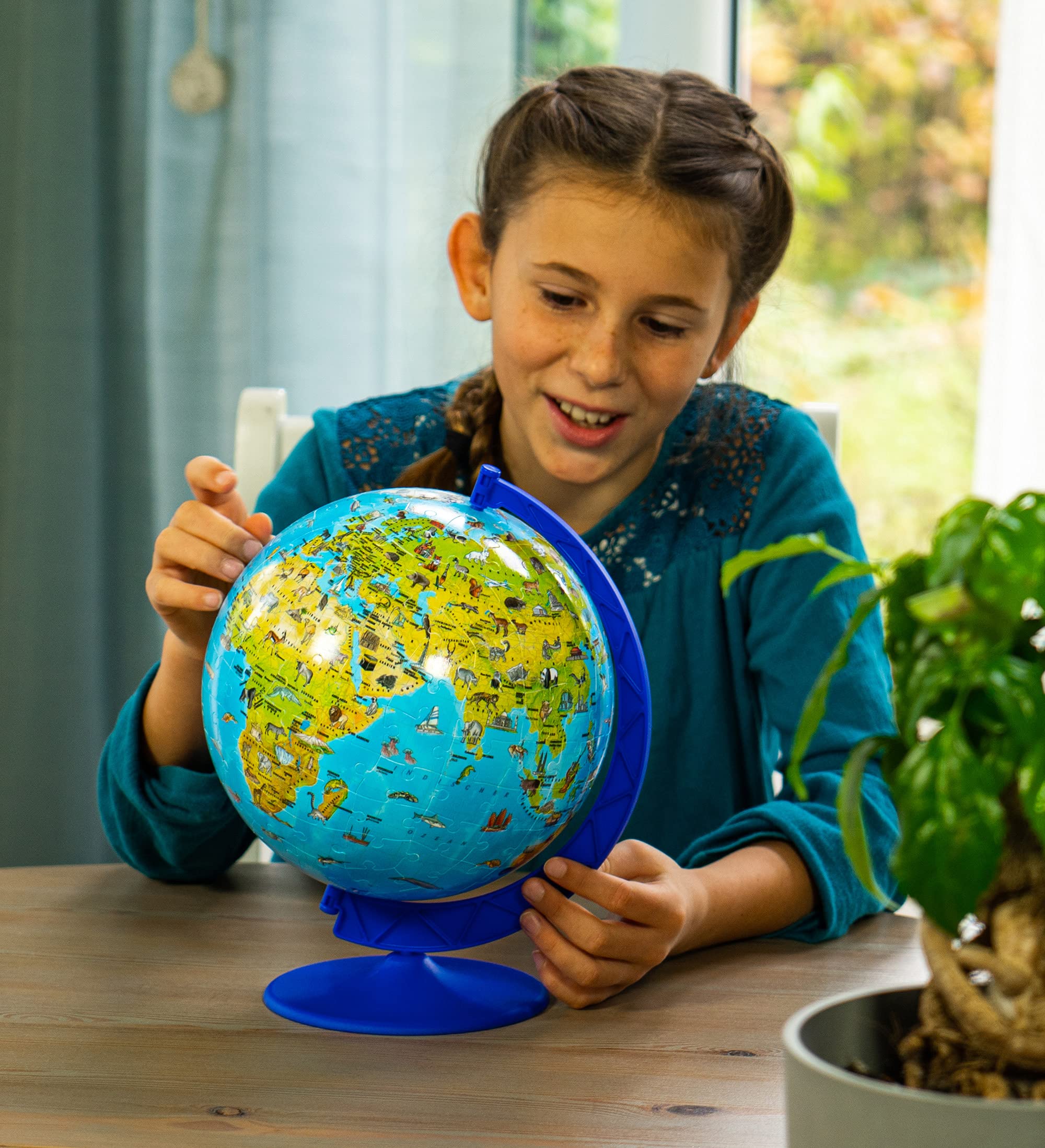 Ravensburger World Globe 3D Jigsaw Puzzle - 180 Pieces | Ages 6+ | No Glue Required 5