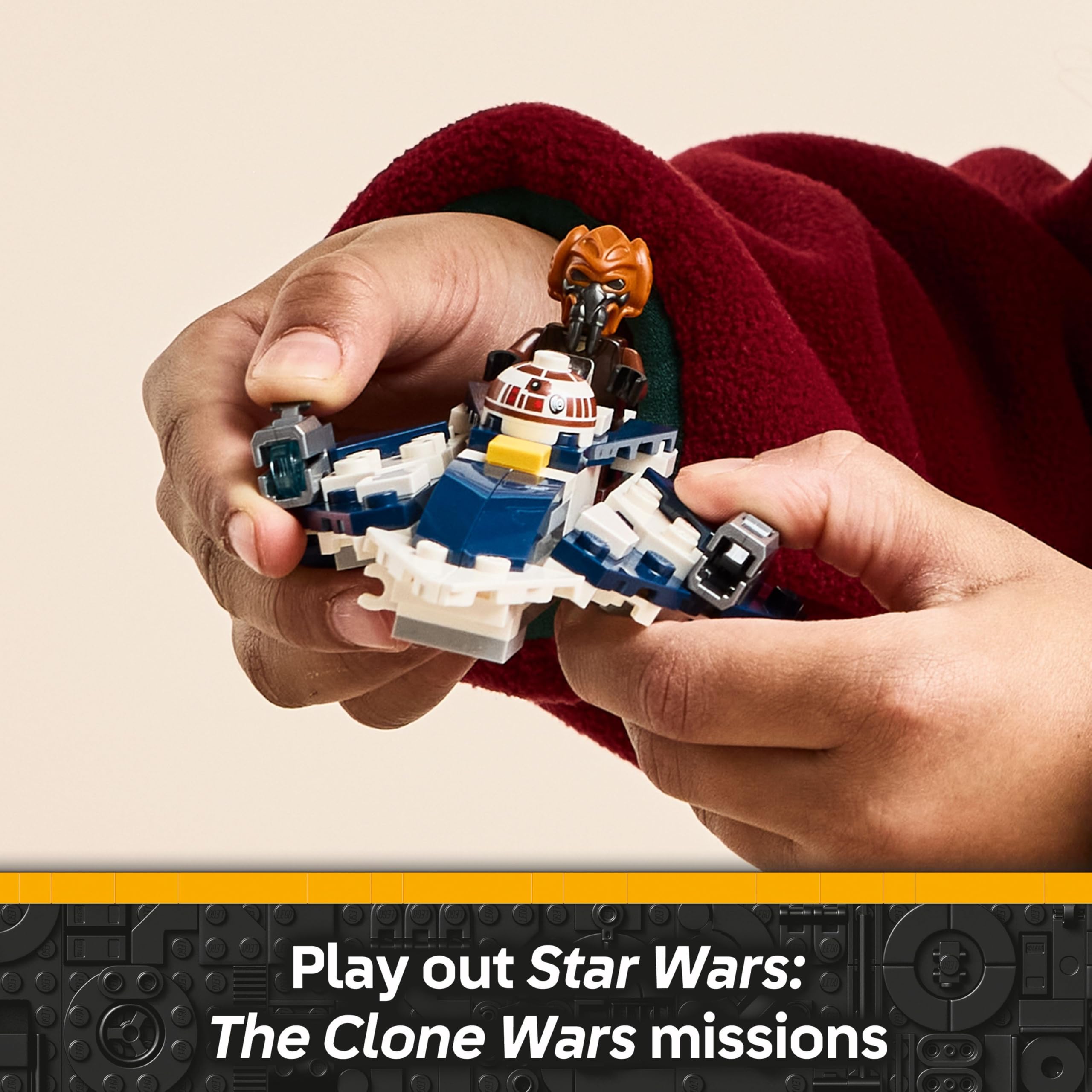 LEGO Star Wars 75400 Plo Koon’s Jedi Starfighter Microfighter Set | Ages 6+ 5