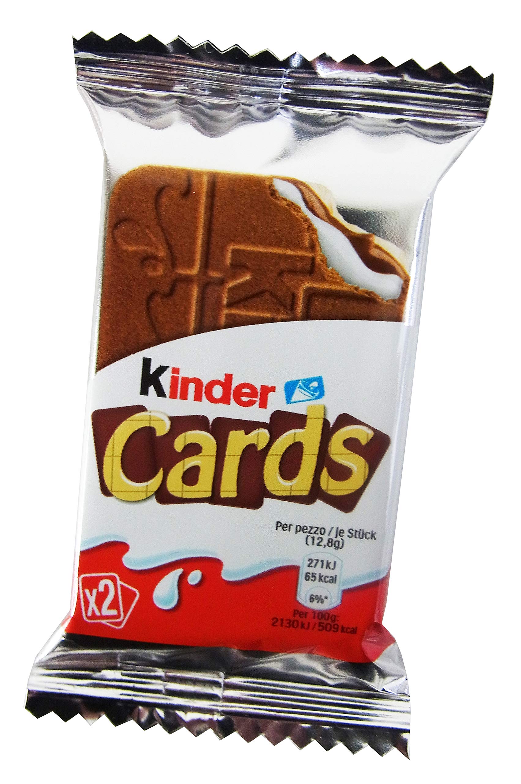 Kinder Cards Waffelkekse, einzeln verpackte Schoko-Snacks mit cremiger Kakaofüllung, 786g Großpackung 3
