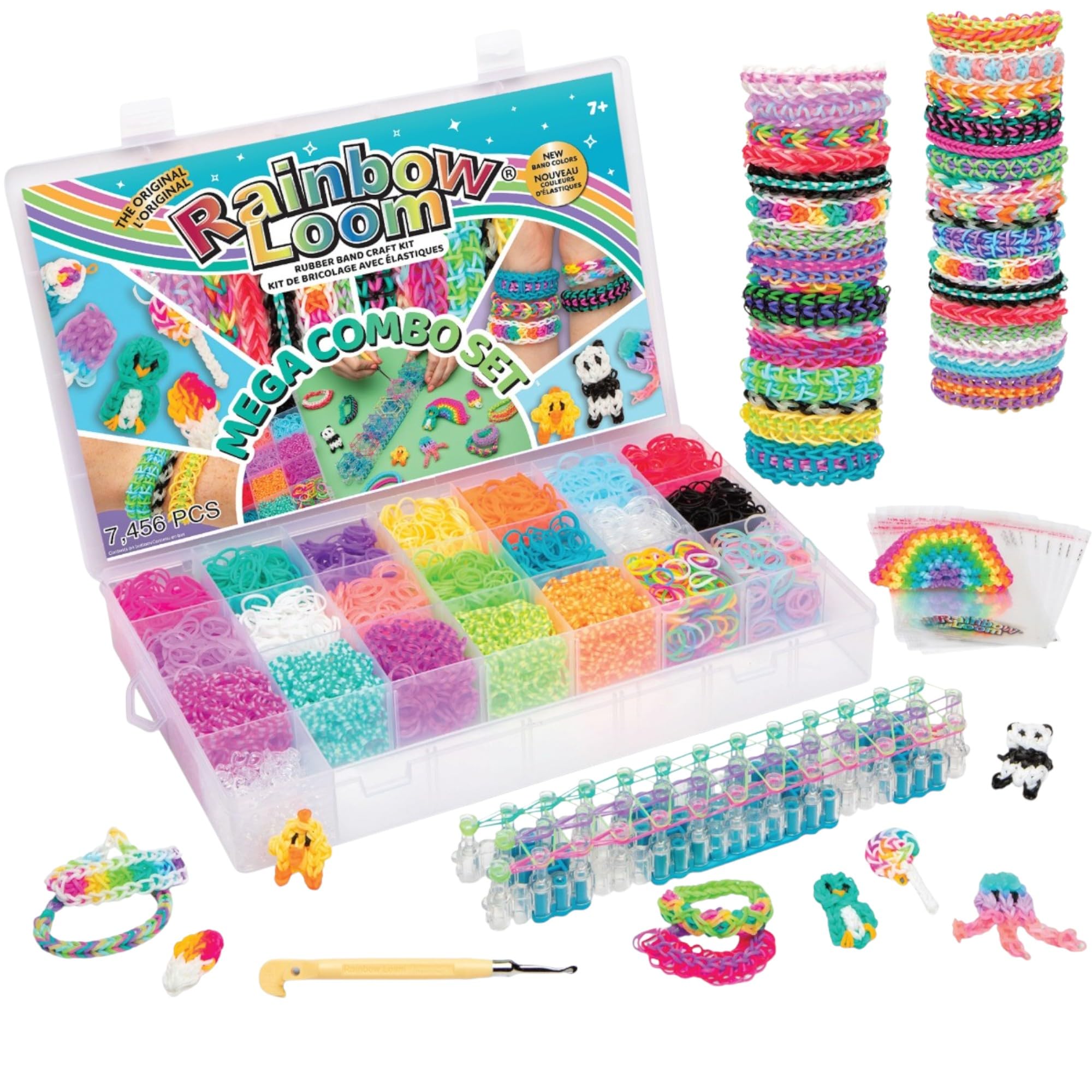 Rainbow Loom Mega Combo Loom Band Kit - 7000 Bands | Ages 7+ | Jewelry Making