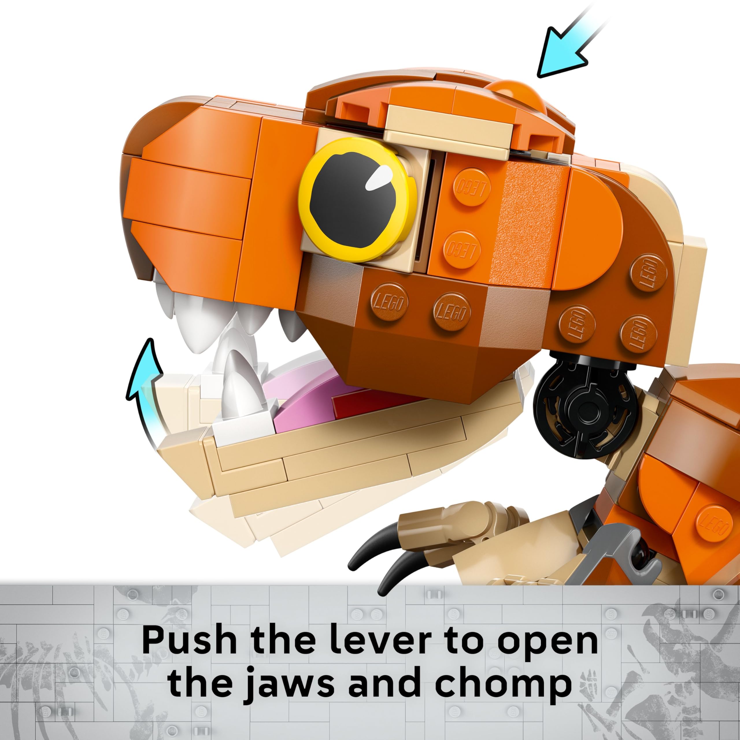 LEGO Jurassic World Little Eatie: T. rex Figure 76967 | Ages 7+ | Multicolor Plastic 3