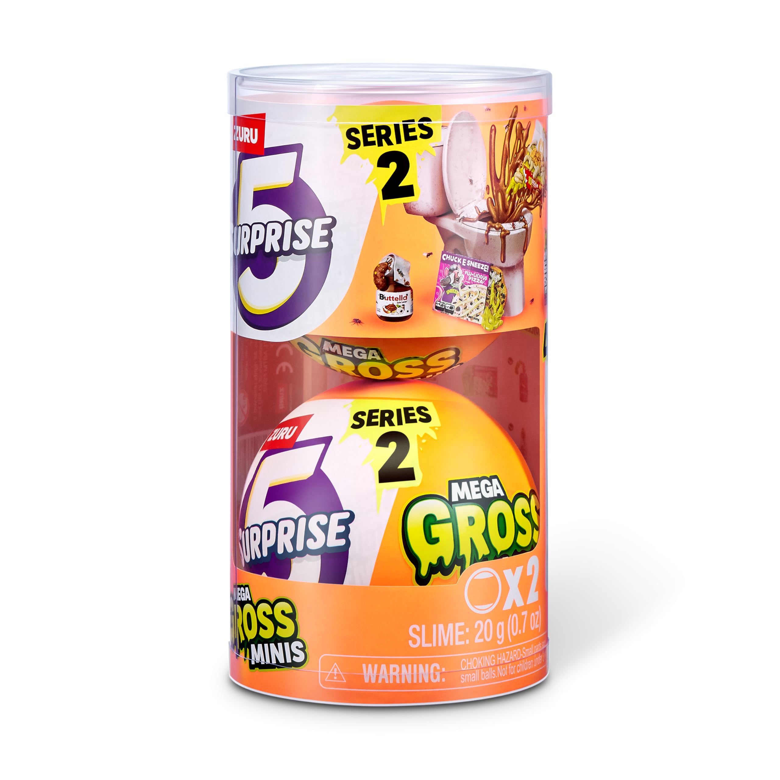 5 Surprise Mega Gross Minis 2 Pack Mystery Toys, Series 2 | Ages 3+