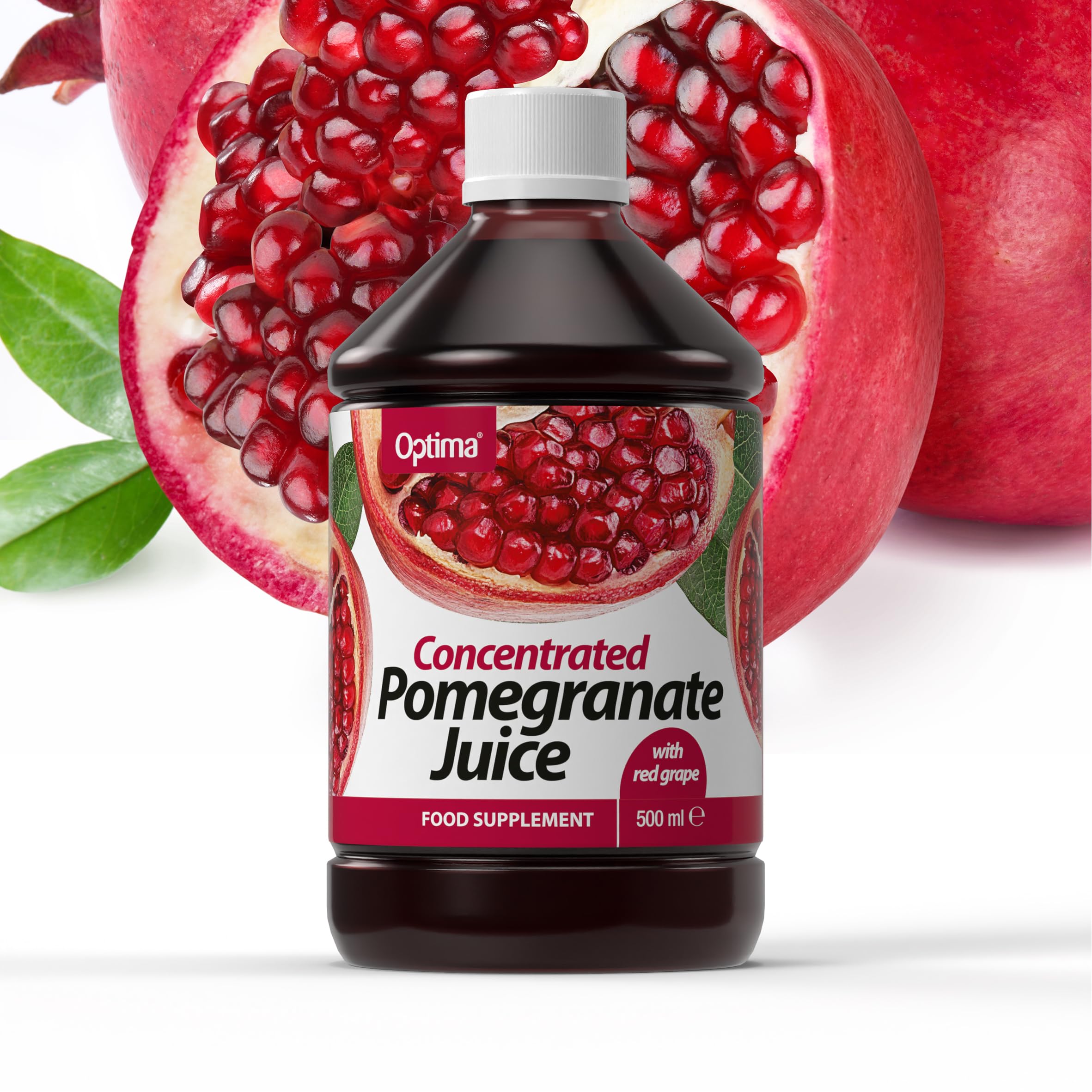 OPTIMA Pomegranate Juice Food Supplement - Vegan Friendly | 500 ml