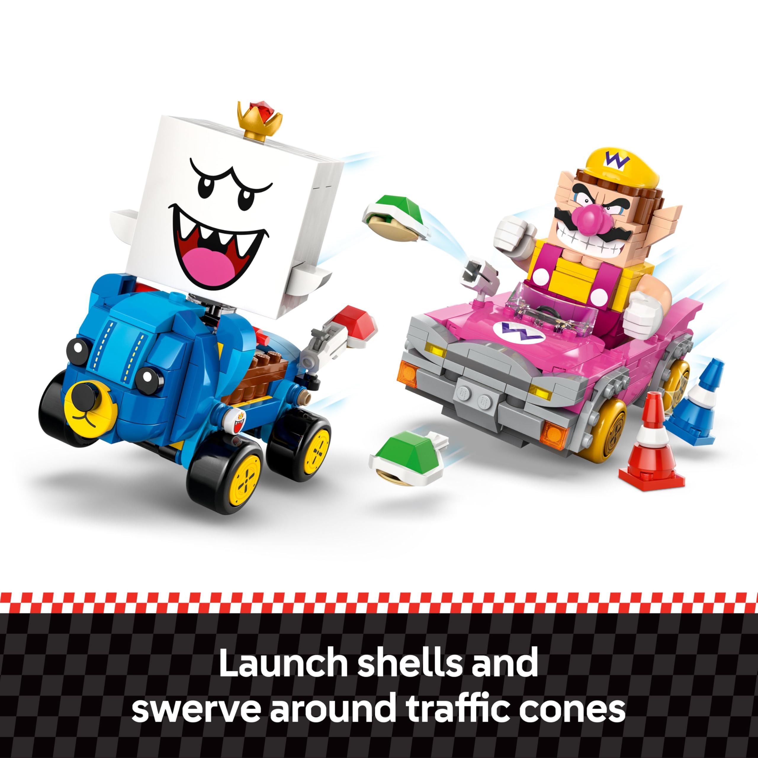LEGO Super Mario: Wario & King Boo Mario Kart Building Set | Ages 8+ | Model 72038 6
