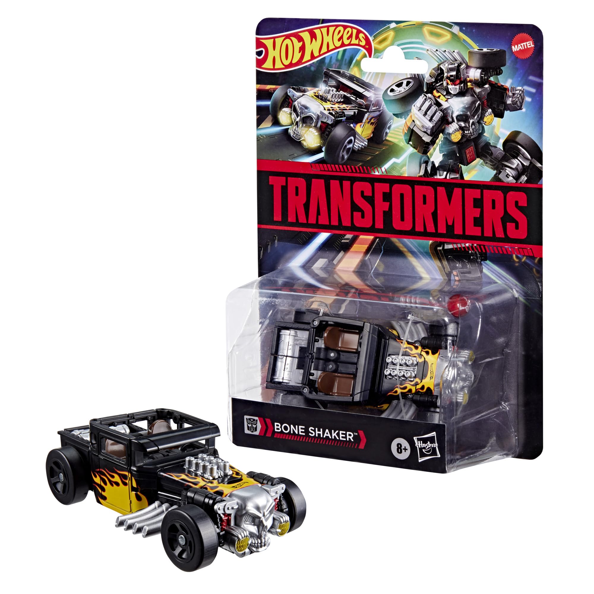 Transformers Bone Shaker - Hot Wheels x Collaborative Converting Action Figure | 12.5 cm 2