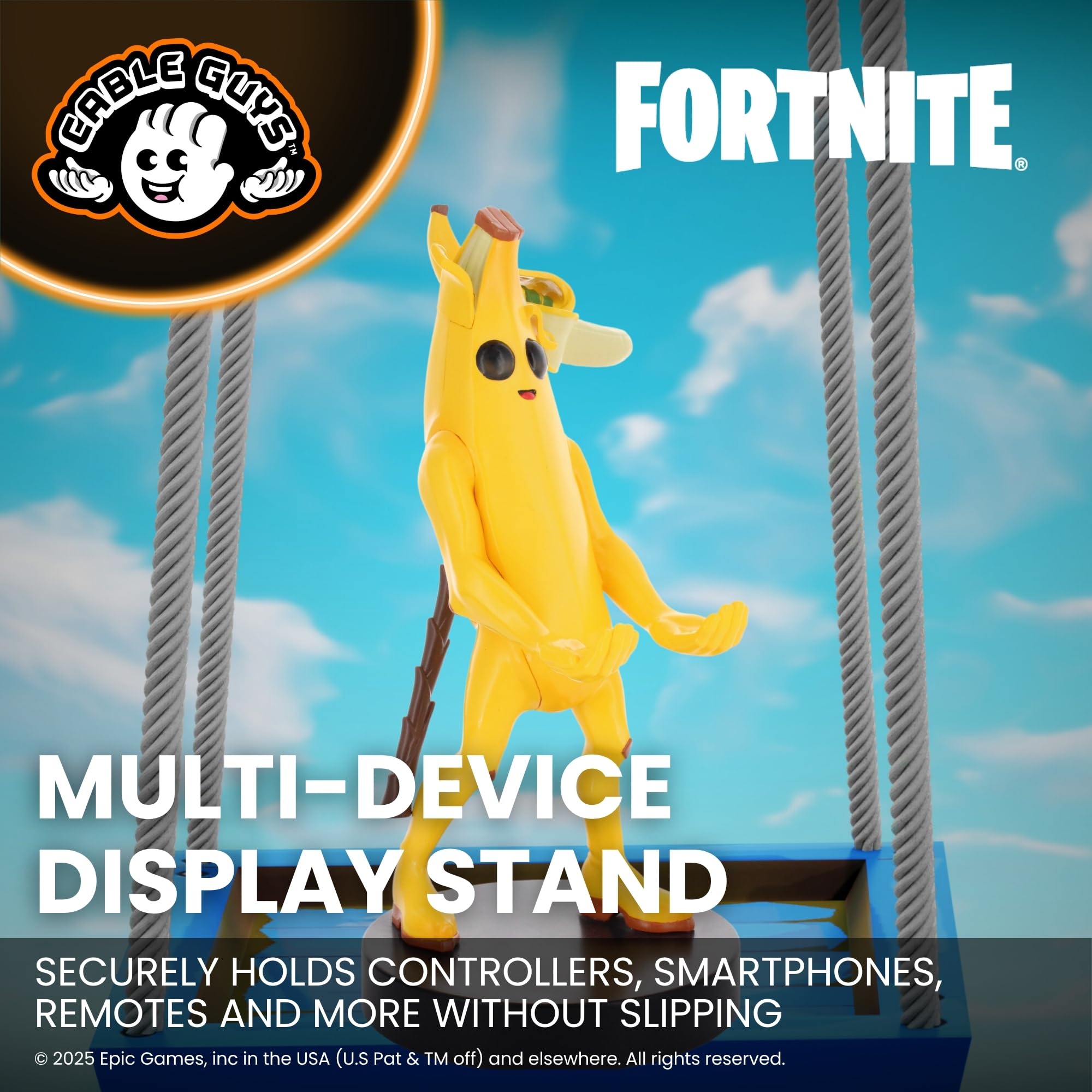 Cableguys Peely Fortnite Controller & Phone Stand - 8.5in Tall | Compatible with PS5/Xbox Controllers 3
