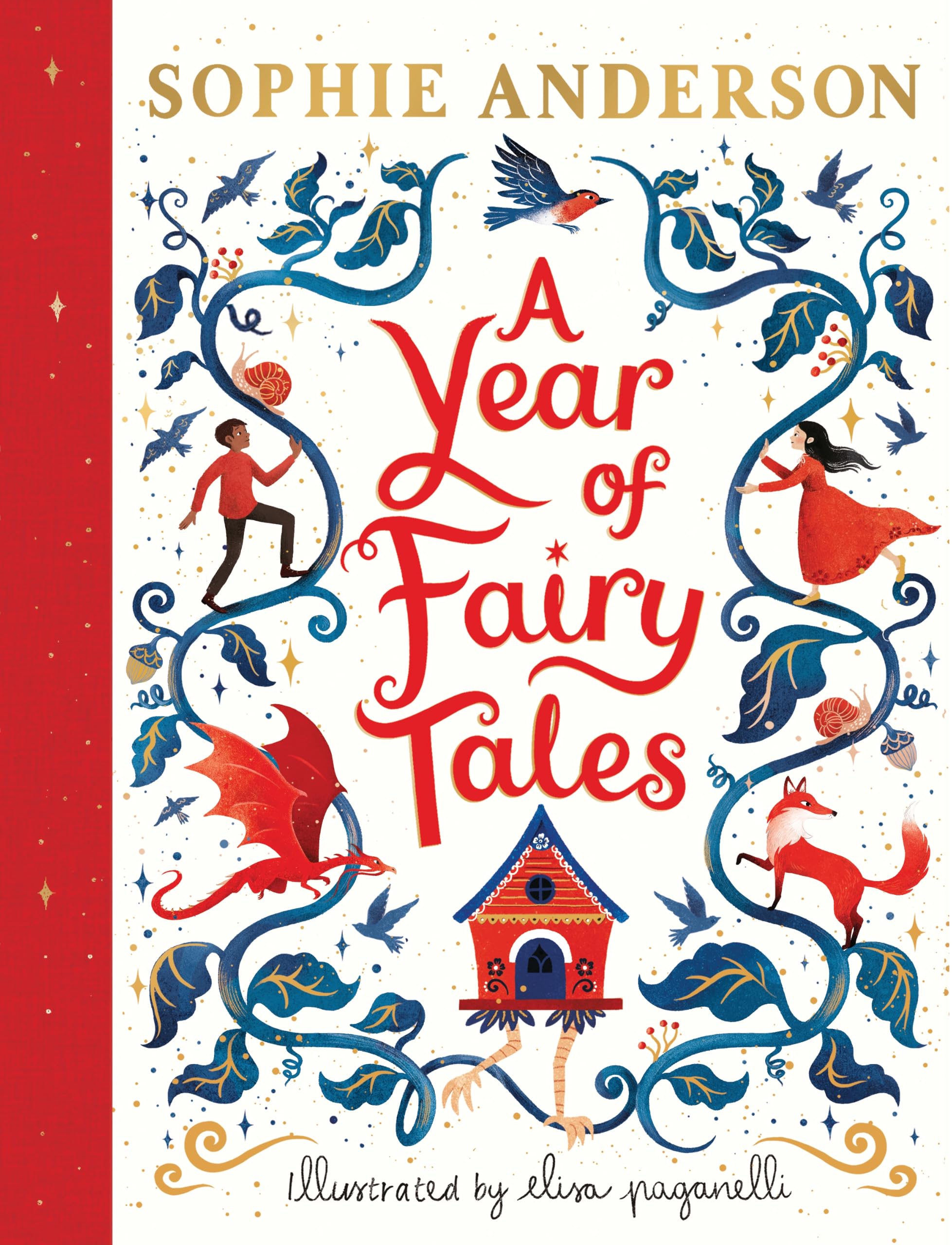 Usborne A Year of Fairy Tales - Hardcover, 288 Pages, Ages 8-12