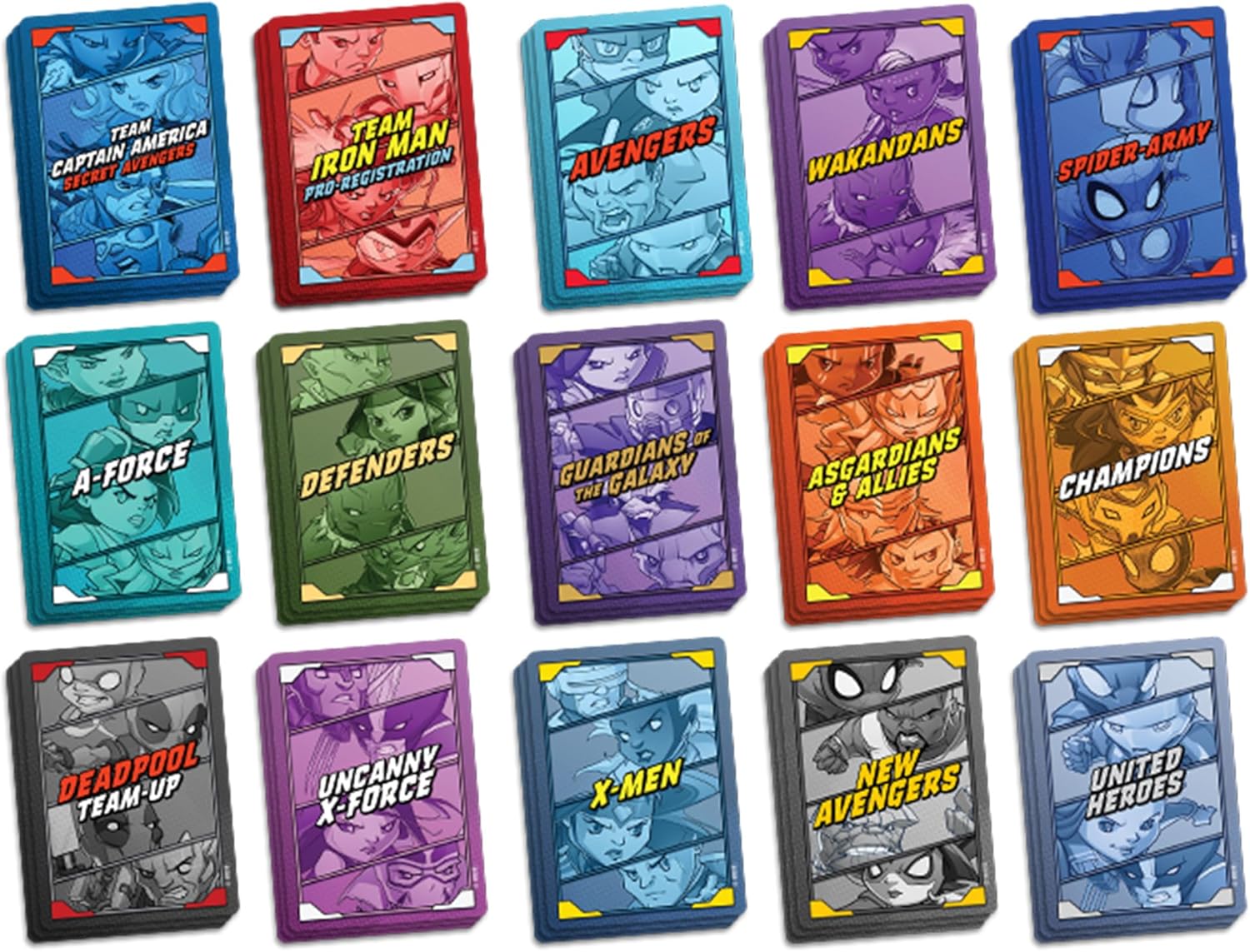 CMON Marvel United: Team Decks Expansion – Brettspiel-Erweiterung