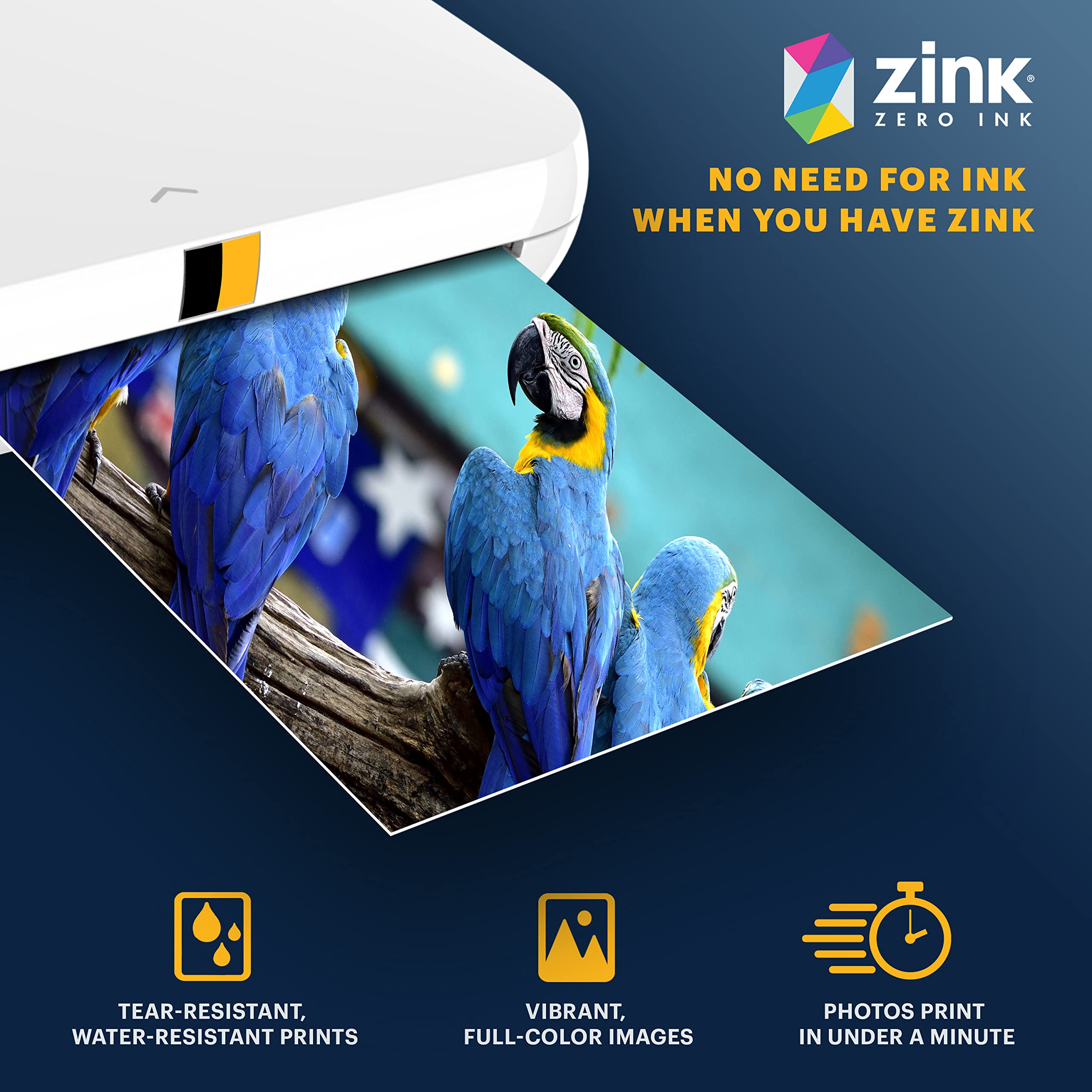 KODAK Premium Zink Photo Paper - 2"x3" | 100 Sheets | Glossy Finish 6