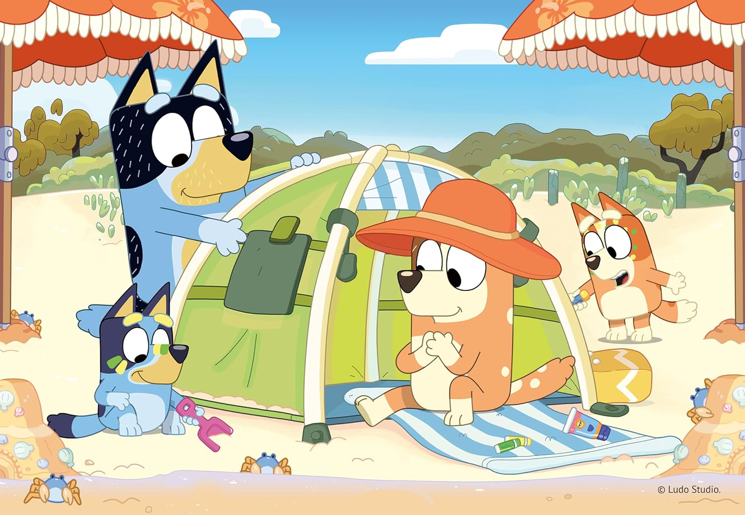 Ravensburger Bluey 35-Piece Jigsaw Puzzle for Kids - Beach Adventure Theme 5