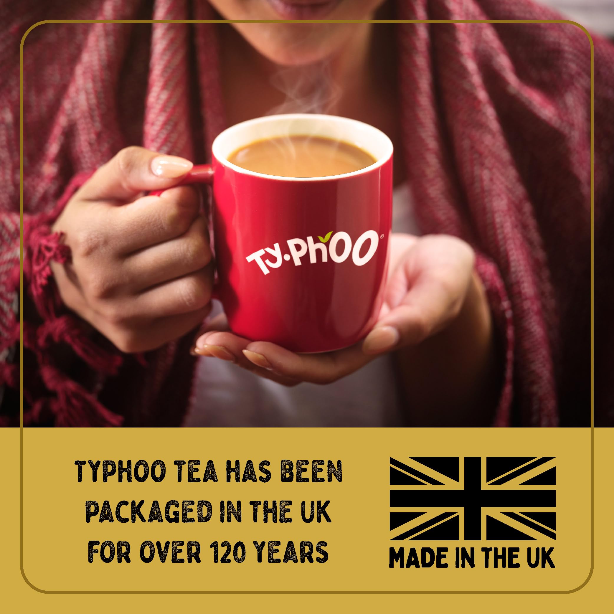 Typhoo - Gold Luxury Black Tea 80 Tea Bags 7