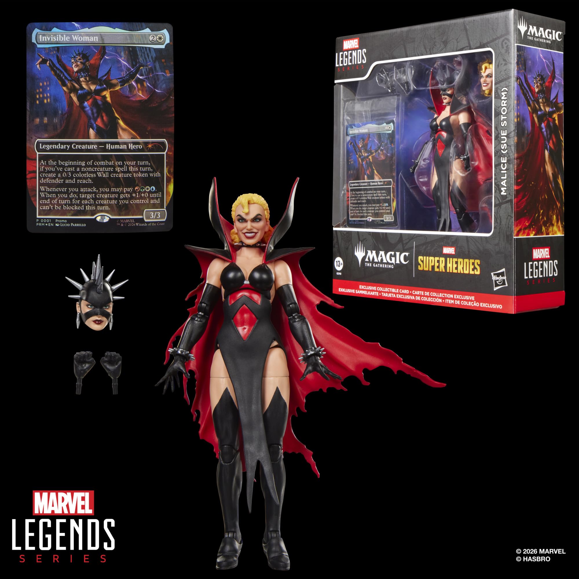 Marvel Legends Malice (Sue Storm) 15-cm Action Figure - Fantastic Four Comics Inspired | Includes Collectible Card | Ages 13+ 2