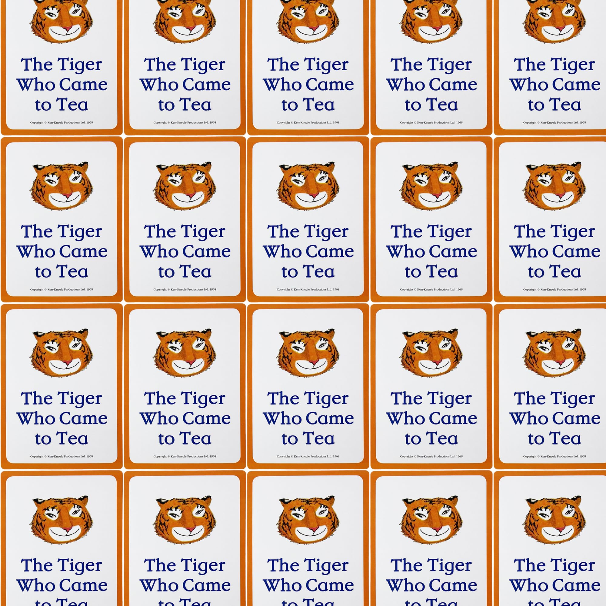 University Games The Tiger Who Came To Tea Memory Card Game | 54 Jumbo Cards | Ages 3-5