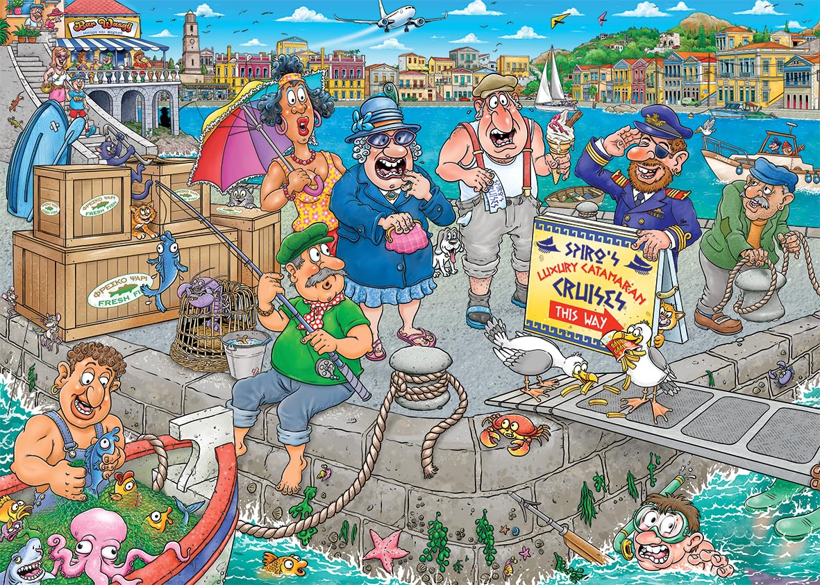 Wasgij Original 47 - Boating Bedlam 1000 Piece Jigsaw Puzzle 4