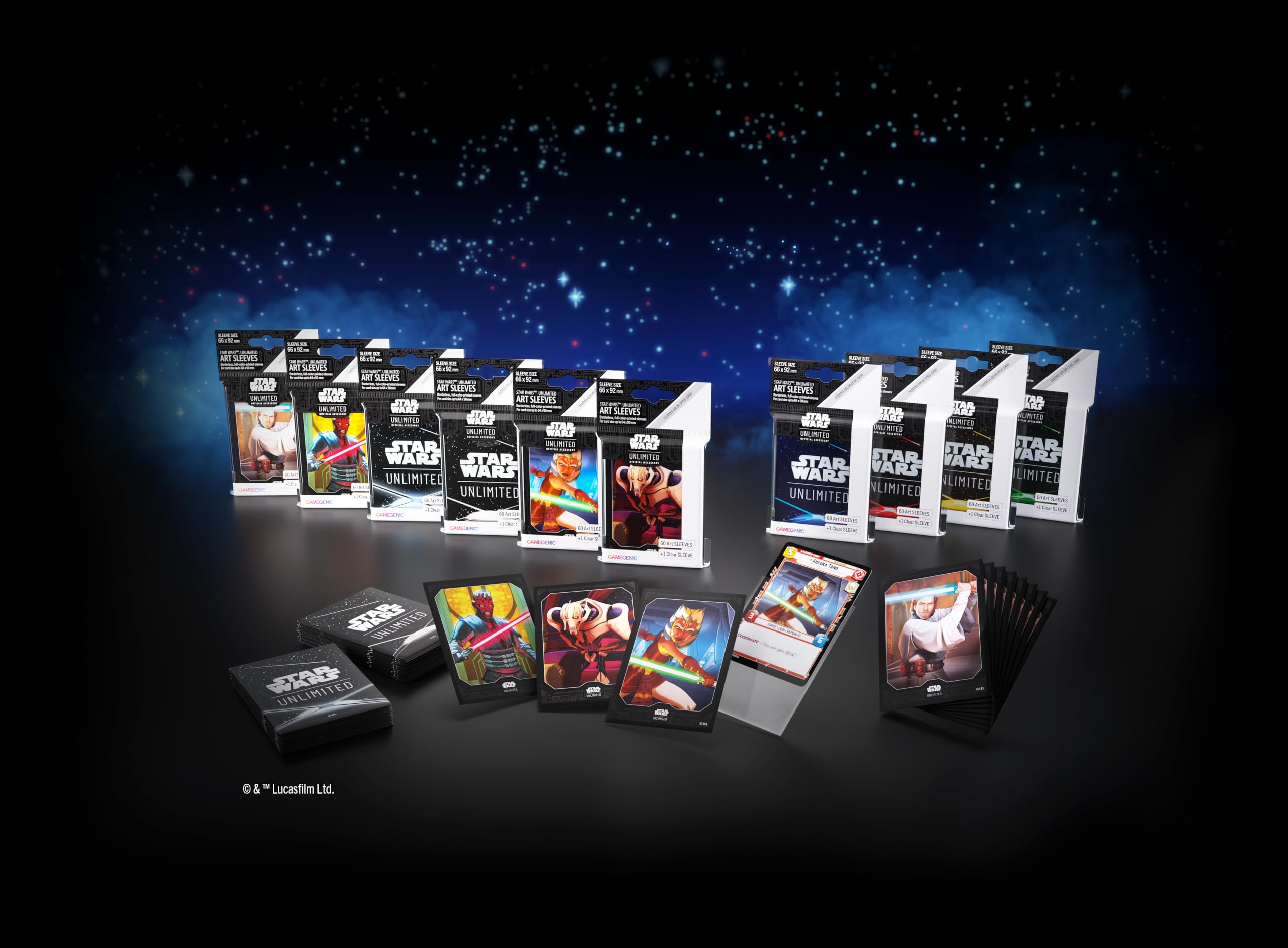 Gamegenic Star Wars Unlimited General Grievous Art Sleeves (60 Count) | 66x92mm | Acid-Free 4