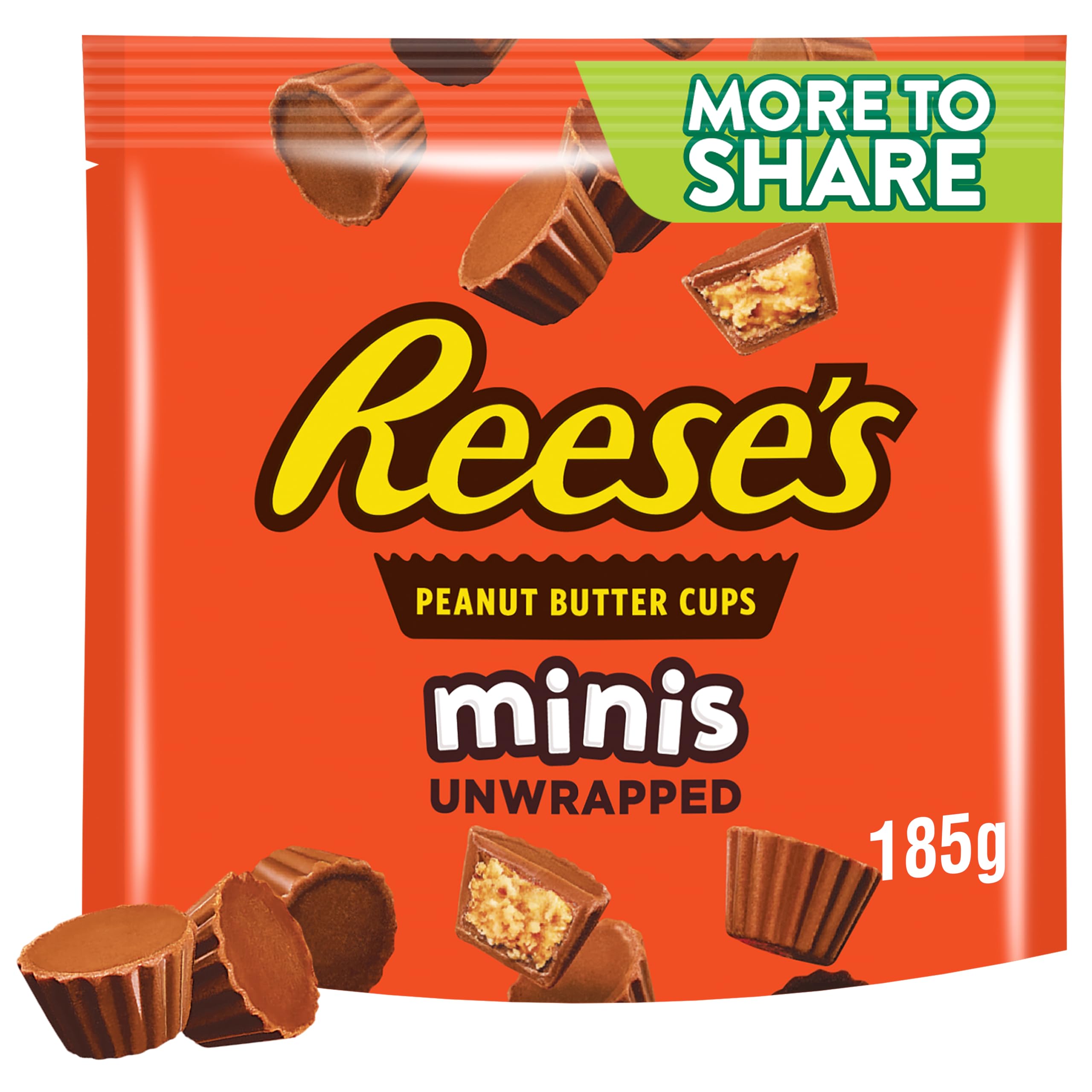 Reese's Minis More to Share Pouch - Peanut Butter & Milk Chocolate Candy | 185g 1