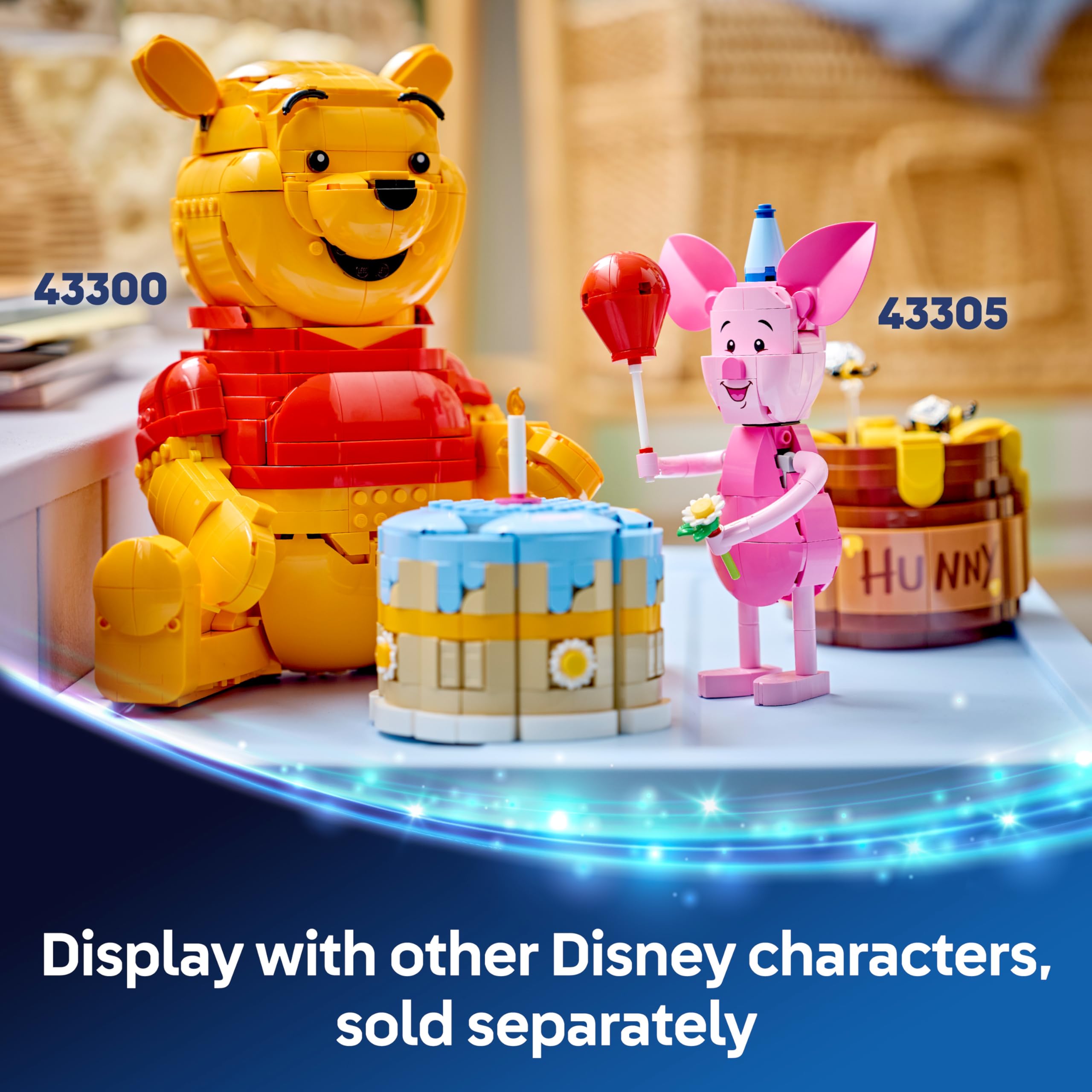 LEGO Disney Piglet's Birthday Fun Building Set 43305 for Ages 9+ | Posable Figure & Cake 7