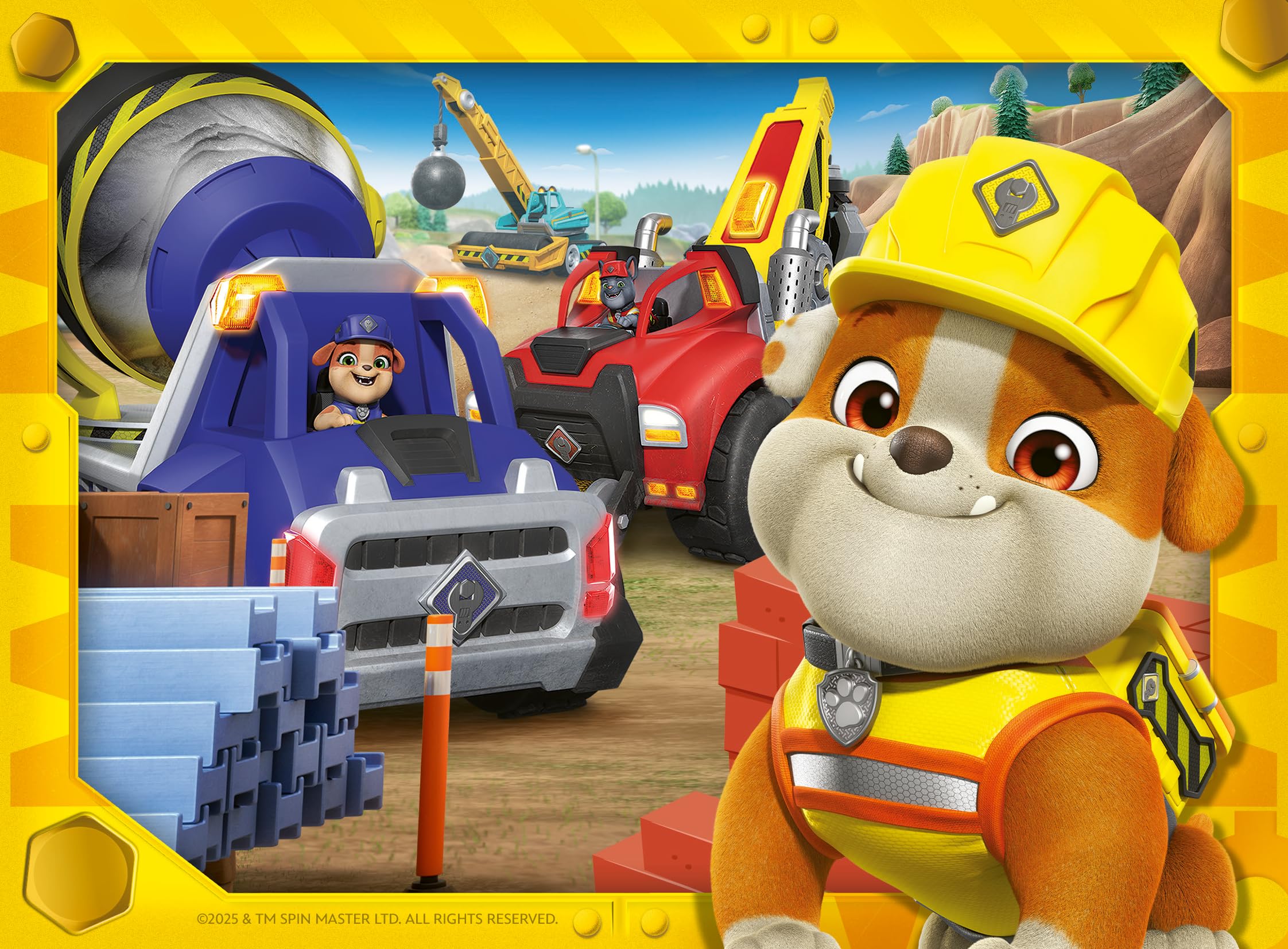 Ravensburger Rubble & Crew 4-in-1 Puzzle Pack - 12, 16, 20, 24 Piece Jigsaw Puzzles for Kids 6