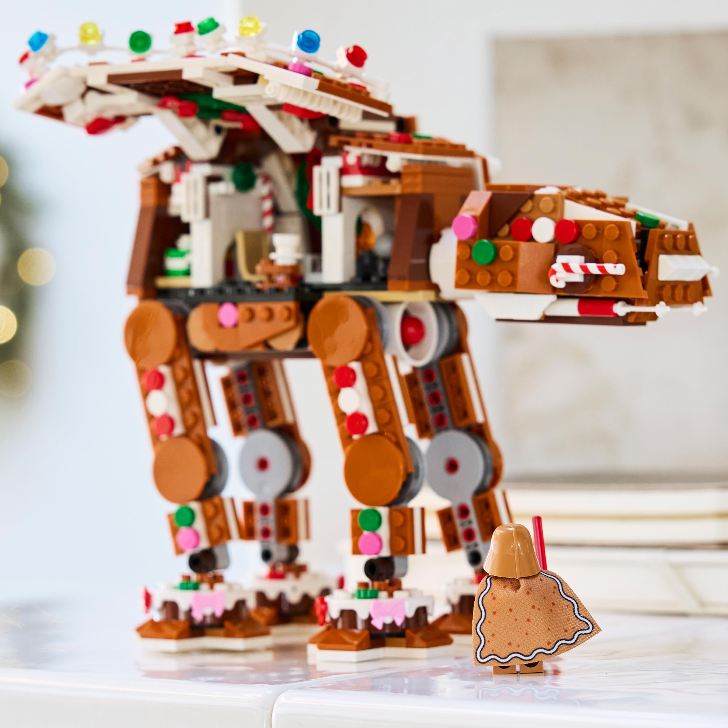 LEGO Star Wars Gingerbread AT-AT Walker Building Set 40806 - Includes Darth Vader Minifigure | Ages 10+ 6