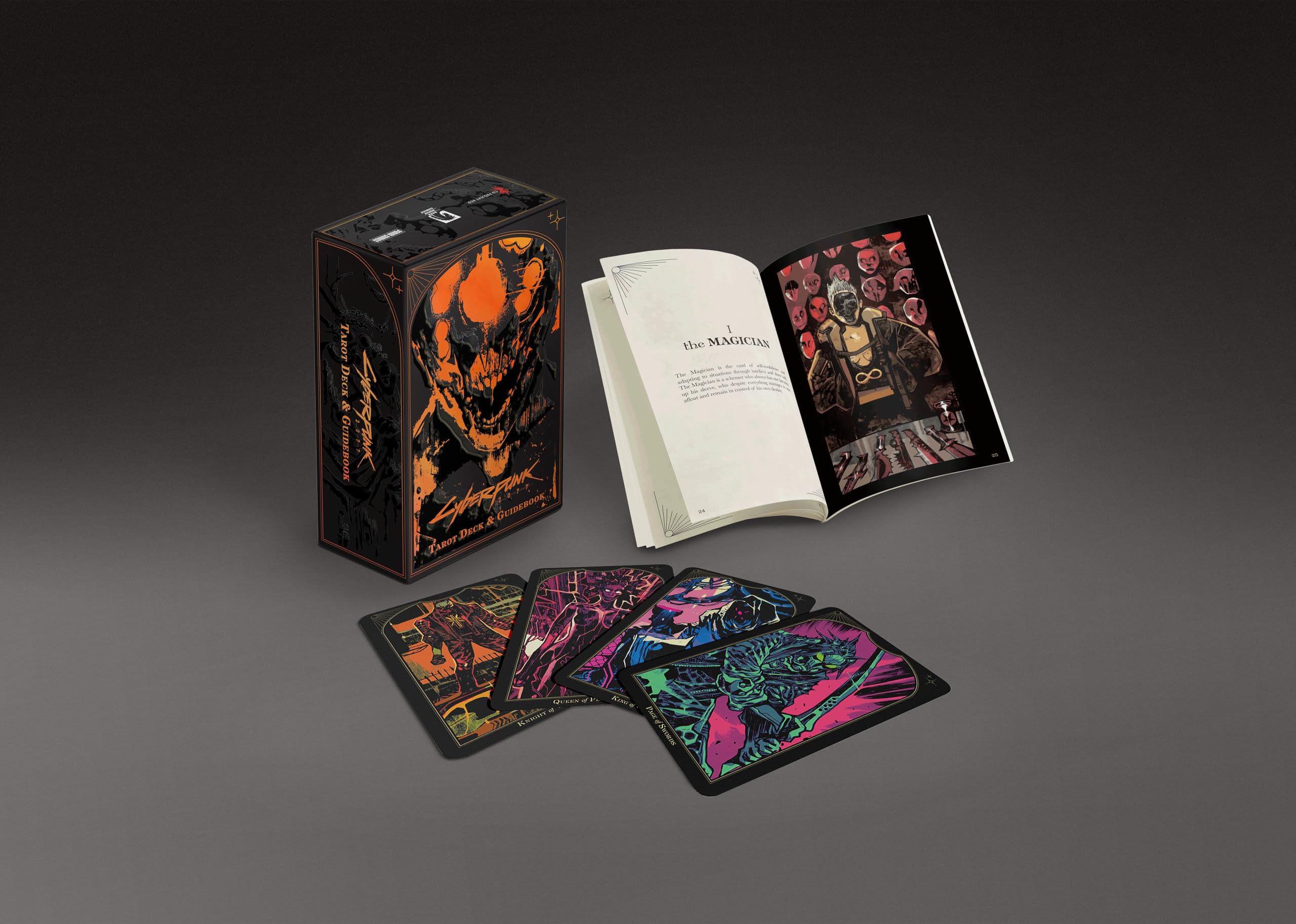 Dark Horse Comics Cyberpunk 2077: Tarot Deck & Guidebook | 78 Cards | English