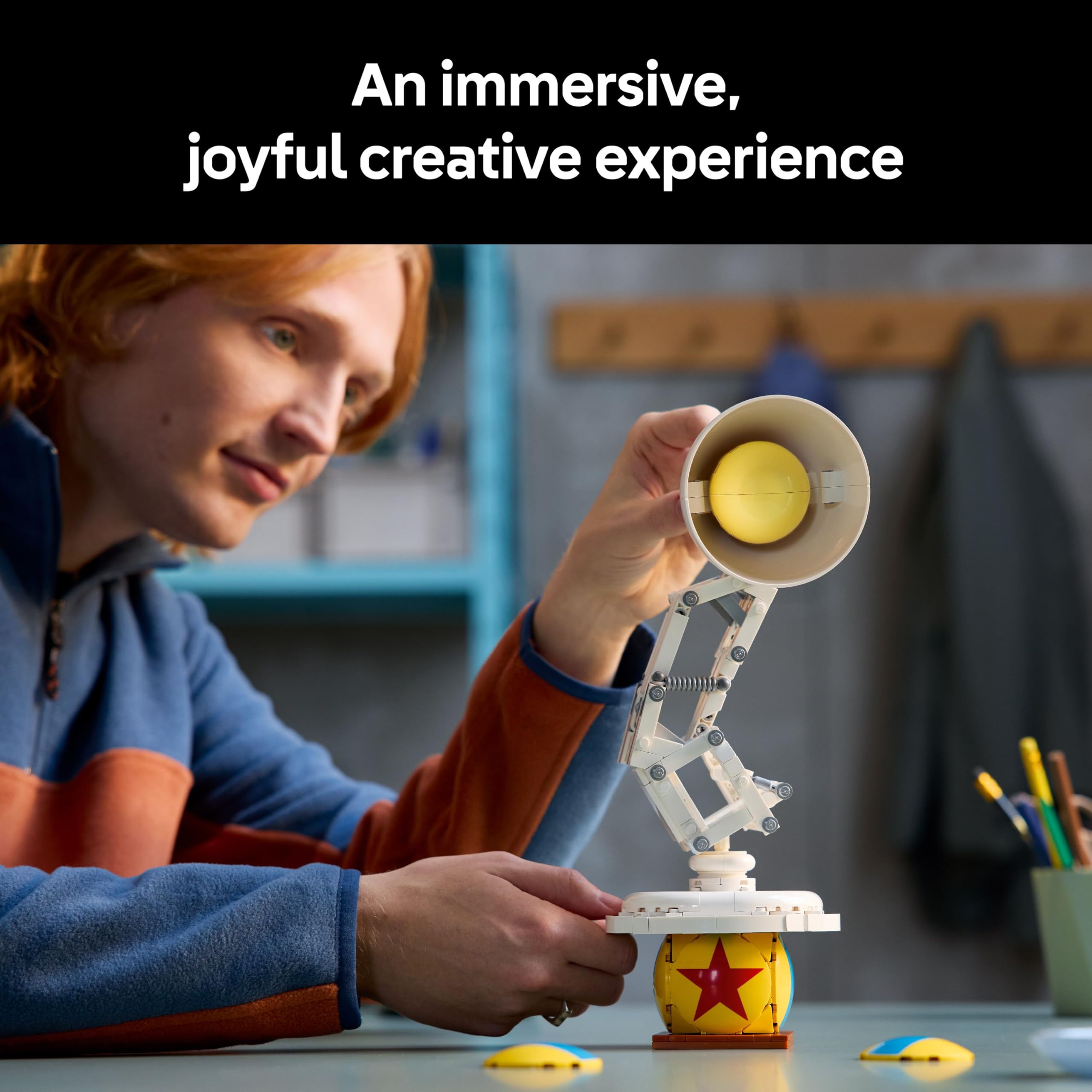 LEGO Ideas 21357 Disney Pixar Luxo Jr. Lamp Building Set for Adults | Ages 18+ 3