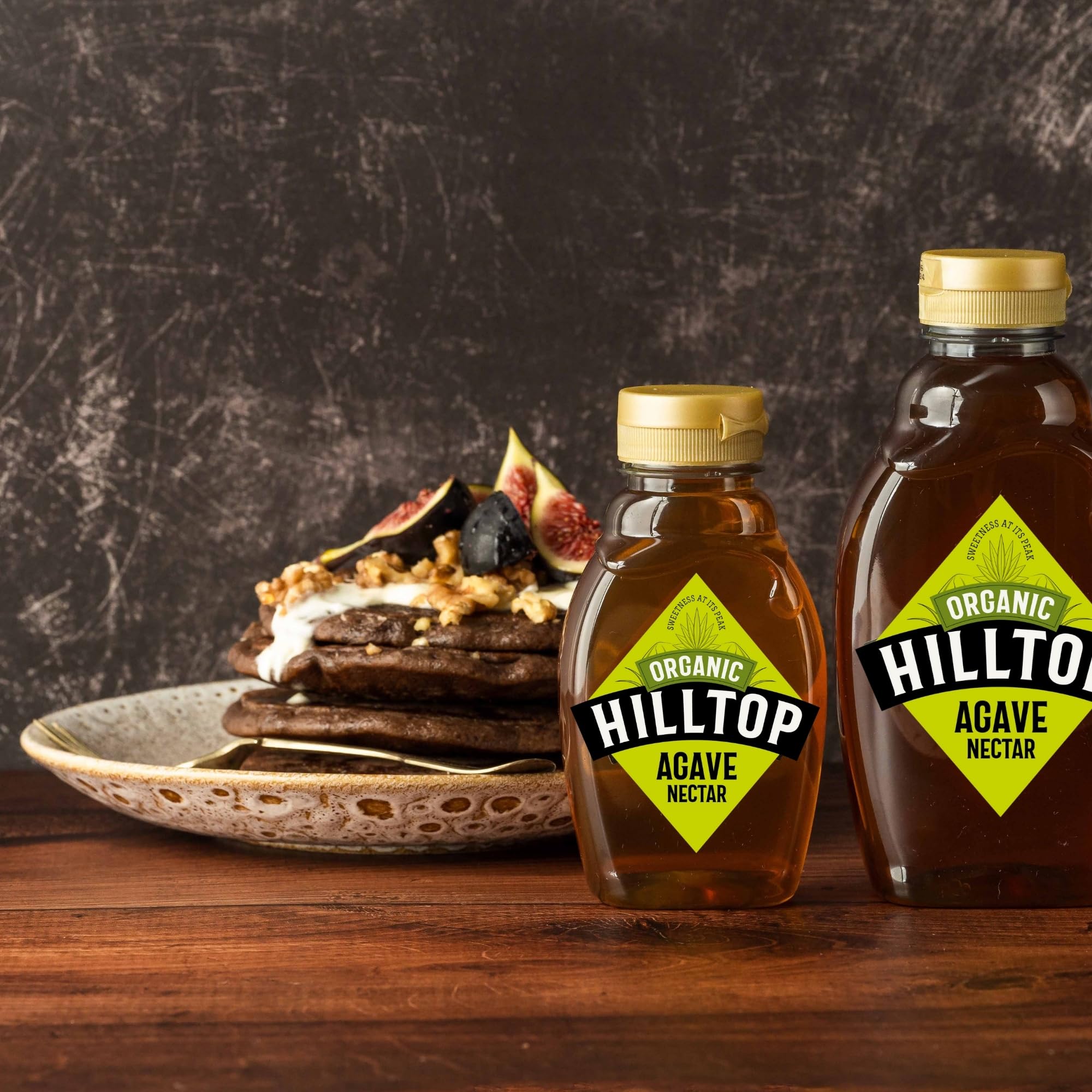 Hilltop Honey Organic Agave Nectar - Low GI Sweetener | 330g Squeezy Bottle 3