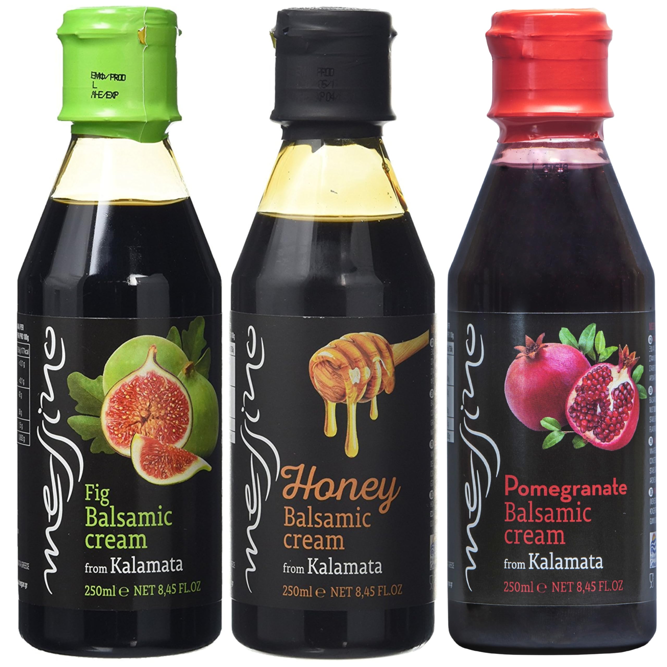 Messino Greek Balsamic Creams Gourmet Mix (960g) - Fig, Honey & Pomegranate