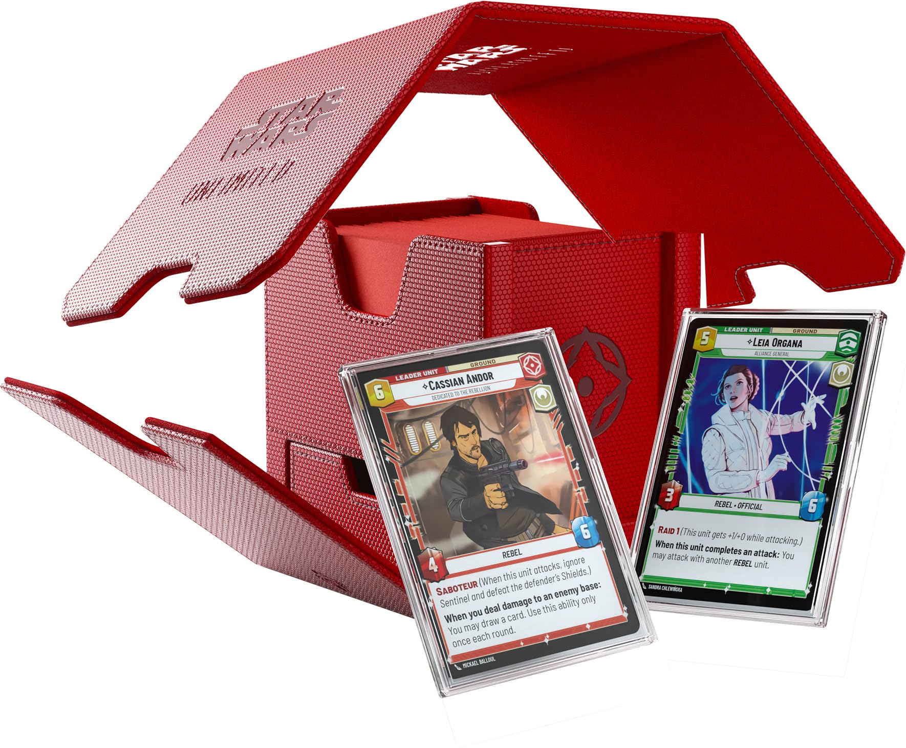 Gamegenic Star Wars: Unbegrenztes Twin Suns Deck Pod – Rot