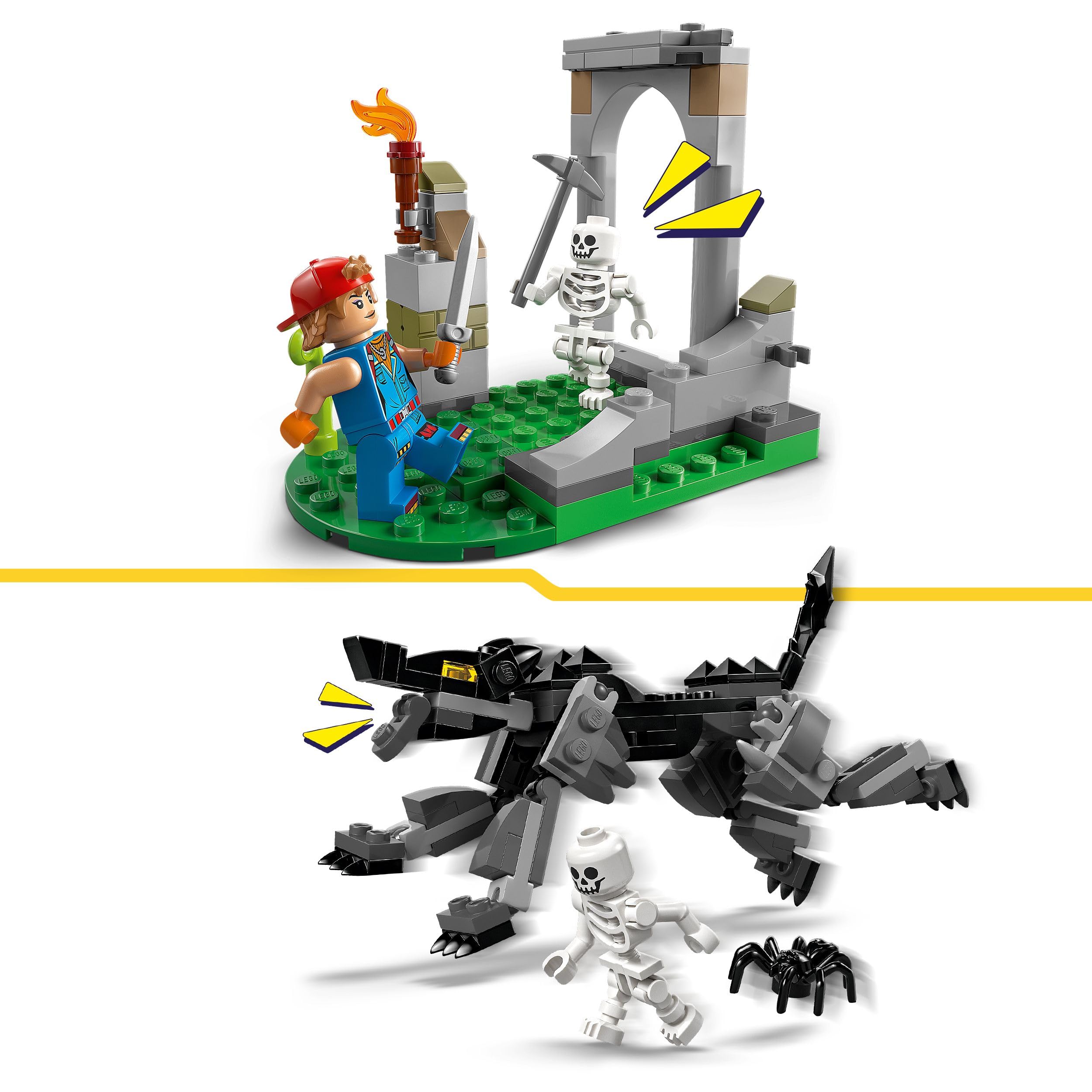 LEGO Fortnite Peely & Sparkplug’s Camp Building Set 77075 - Includes 3 Minifigures & Supply Llama Figure 3