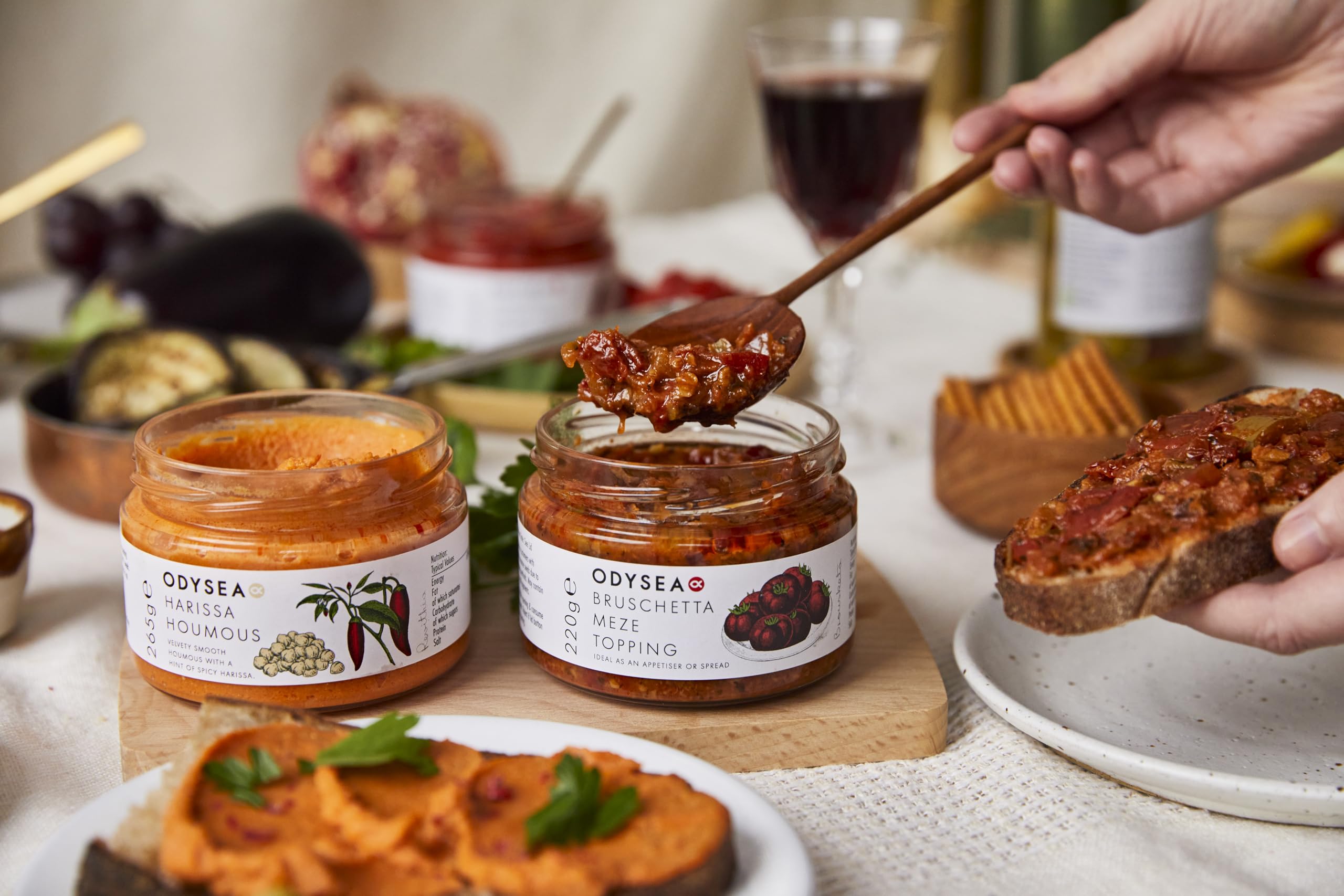 Odysea Bruschetta Meze - Authentic Greek Recipe | 220g 3