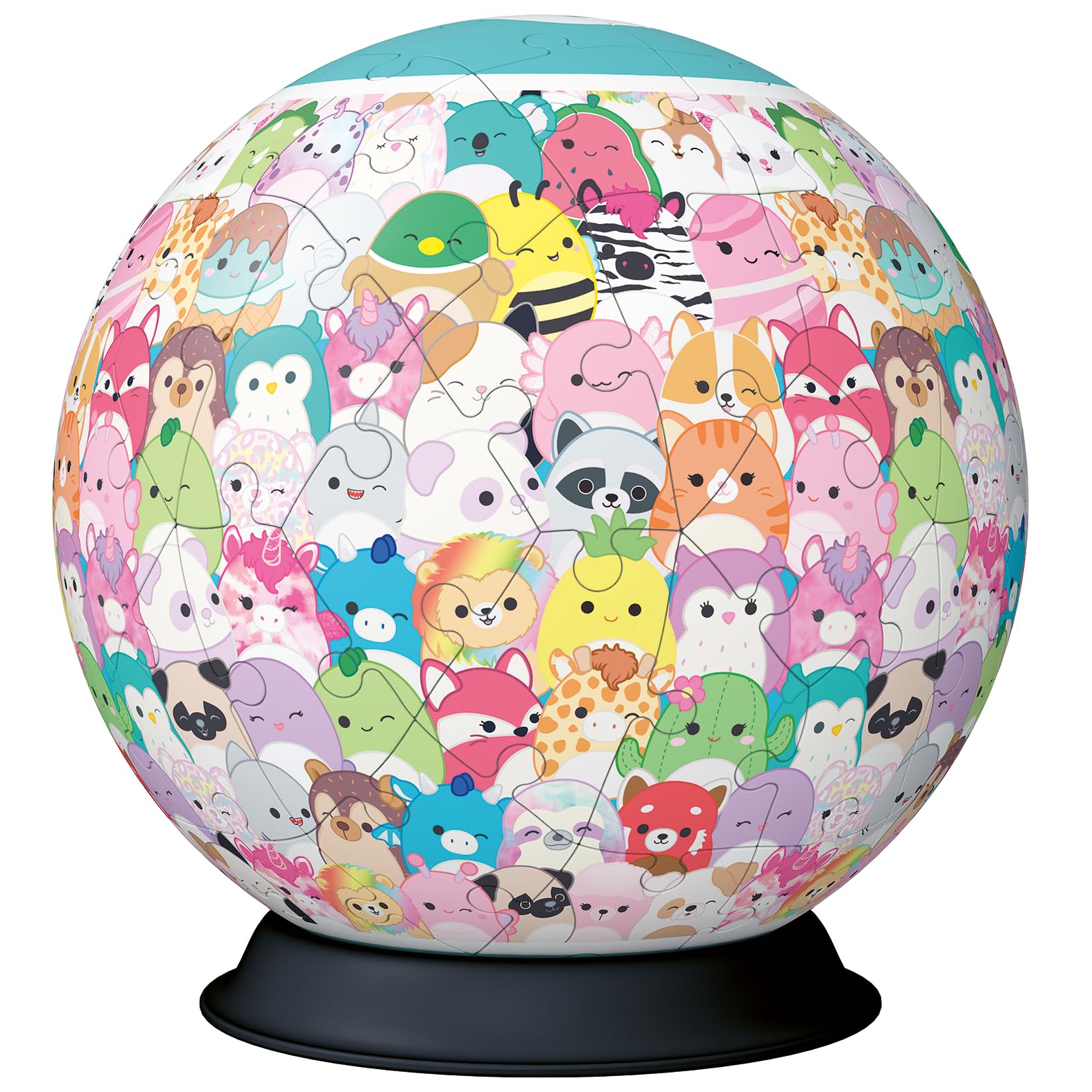 Ravensburger Squishmallows 3D Puzzle Ball 72 Pieces | Ages 6+ | No Glue Required