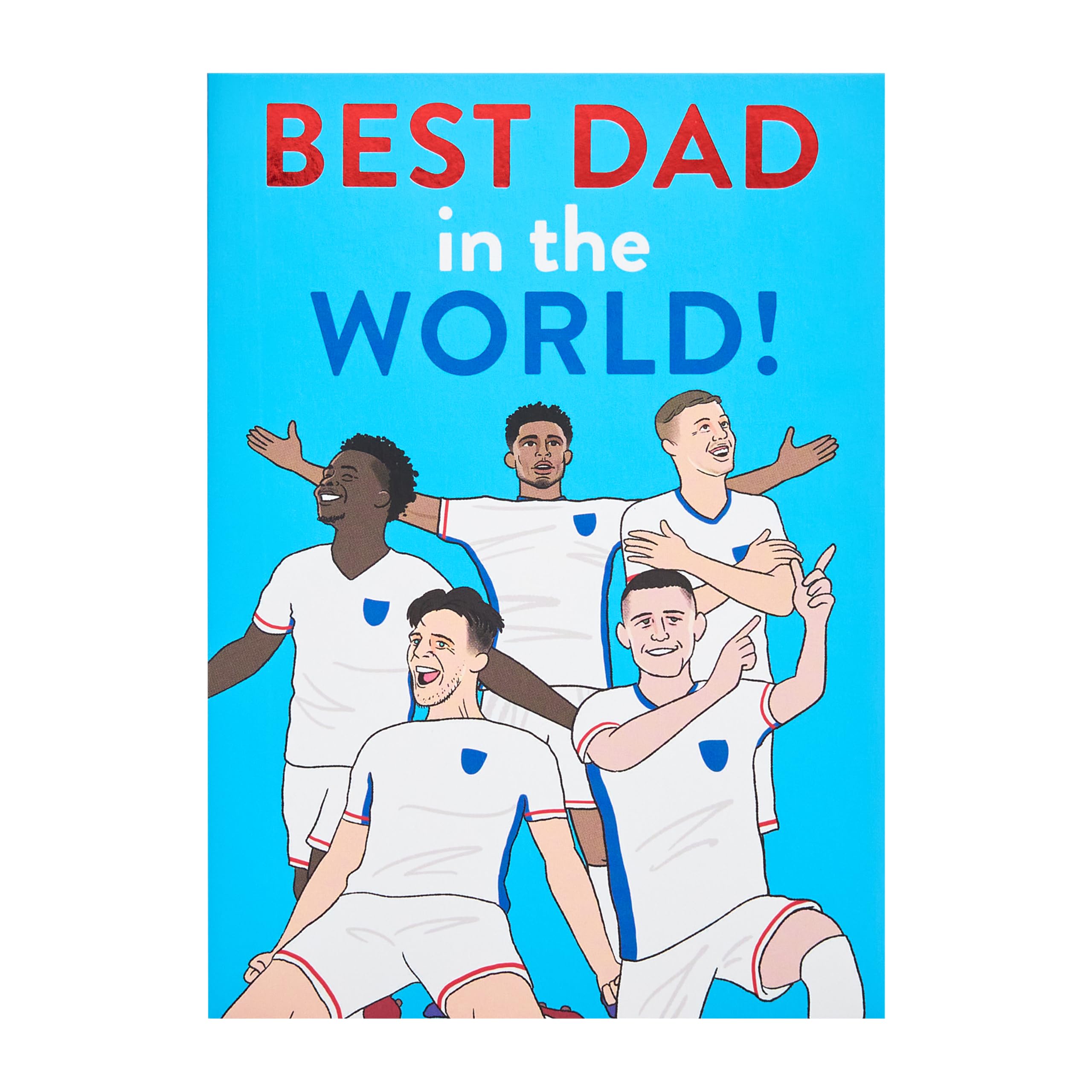 UK Greetings Father's Day Card for Dad, Grandad, Husband | Football Theme | 12.7 x 17.8 cm 5