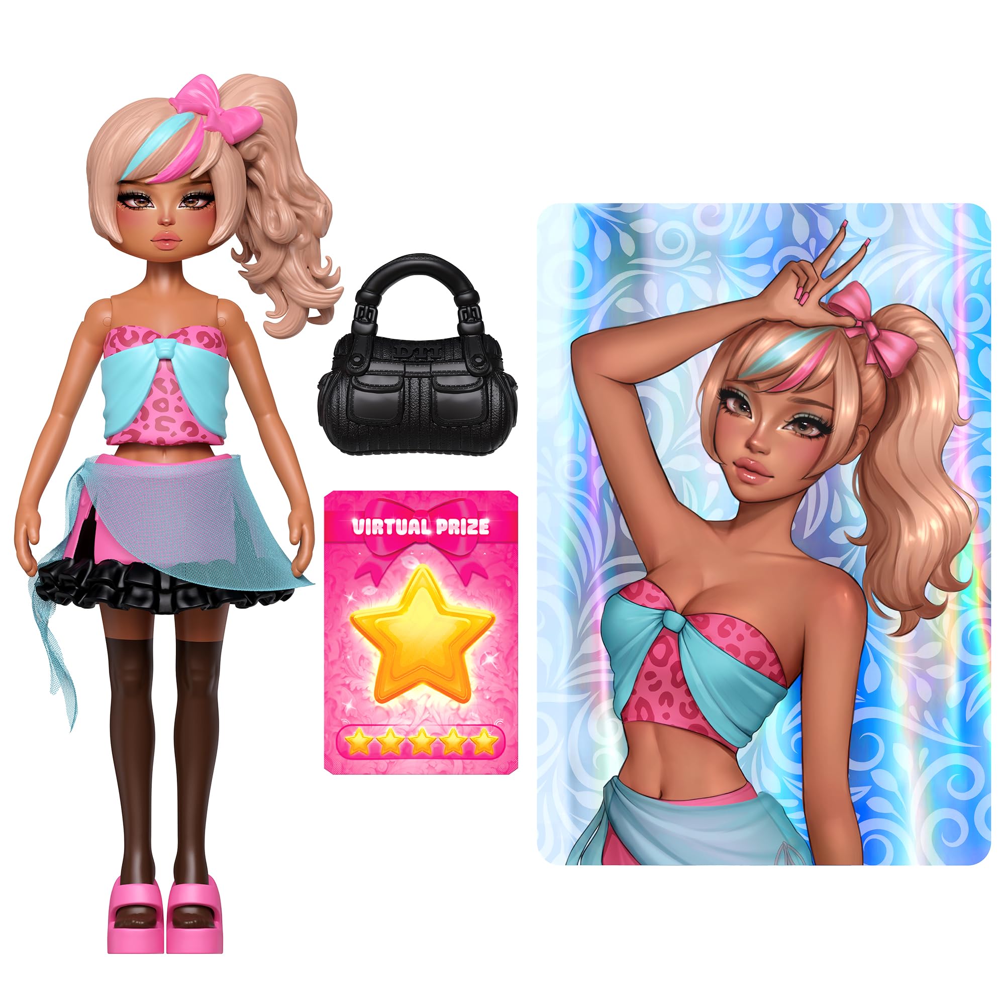 Dress To Impress Mystery Models Series 2 - Collectible Posable Dolls with Display Capsule & DLC Code 8
