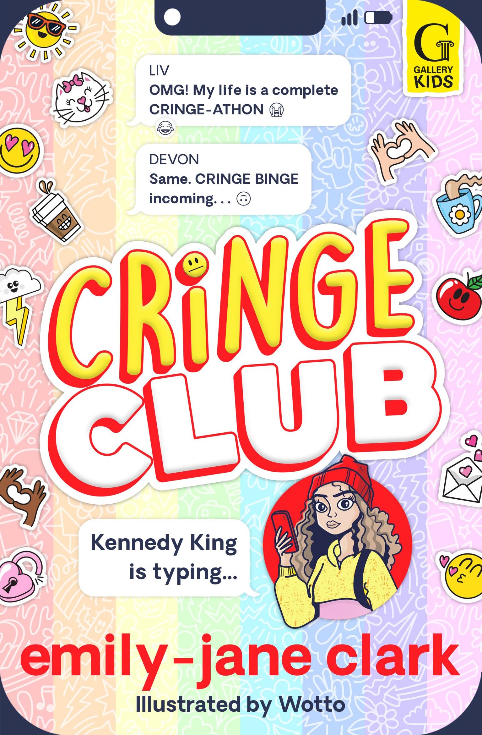 Gallery Kids Cringe Club: The Hilarious New Series for Kids by Emily-Jane Clark | Paperback