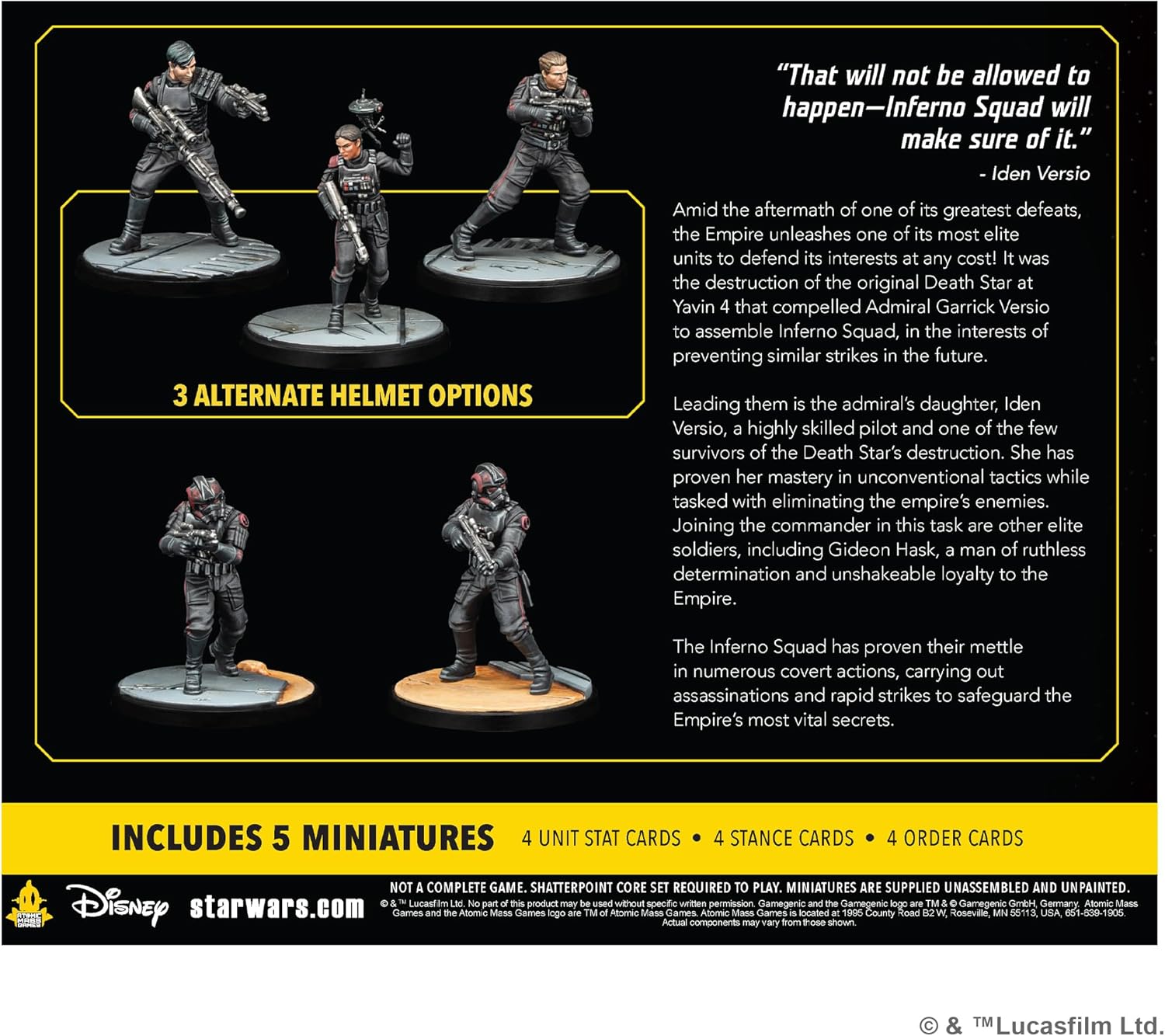 Atomic Mass Games Star Wars: Shatterpoint Heute stirbt die Rebellion Squad Pack 7
